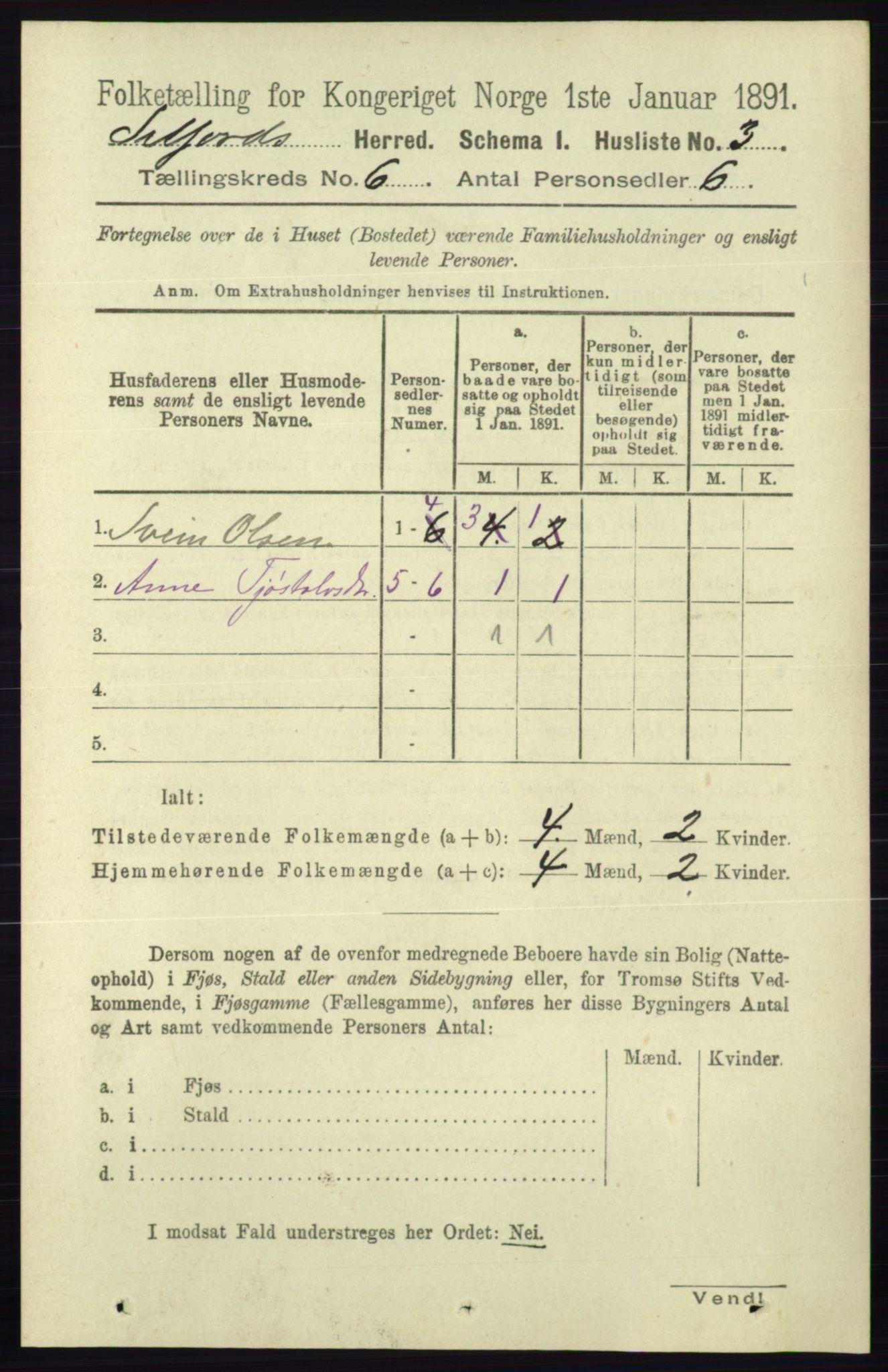 RA, 1891 census for 0828 Seljord, 1891, p. 2141