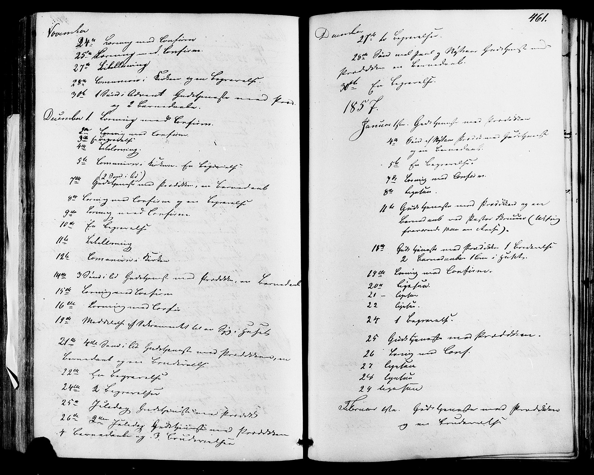 Skien kirkebøker, AV/SAKO-A-302/F/Fa/L0007: Parish register (official) no. 7, 1856-1865, p. 461