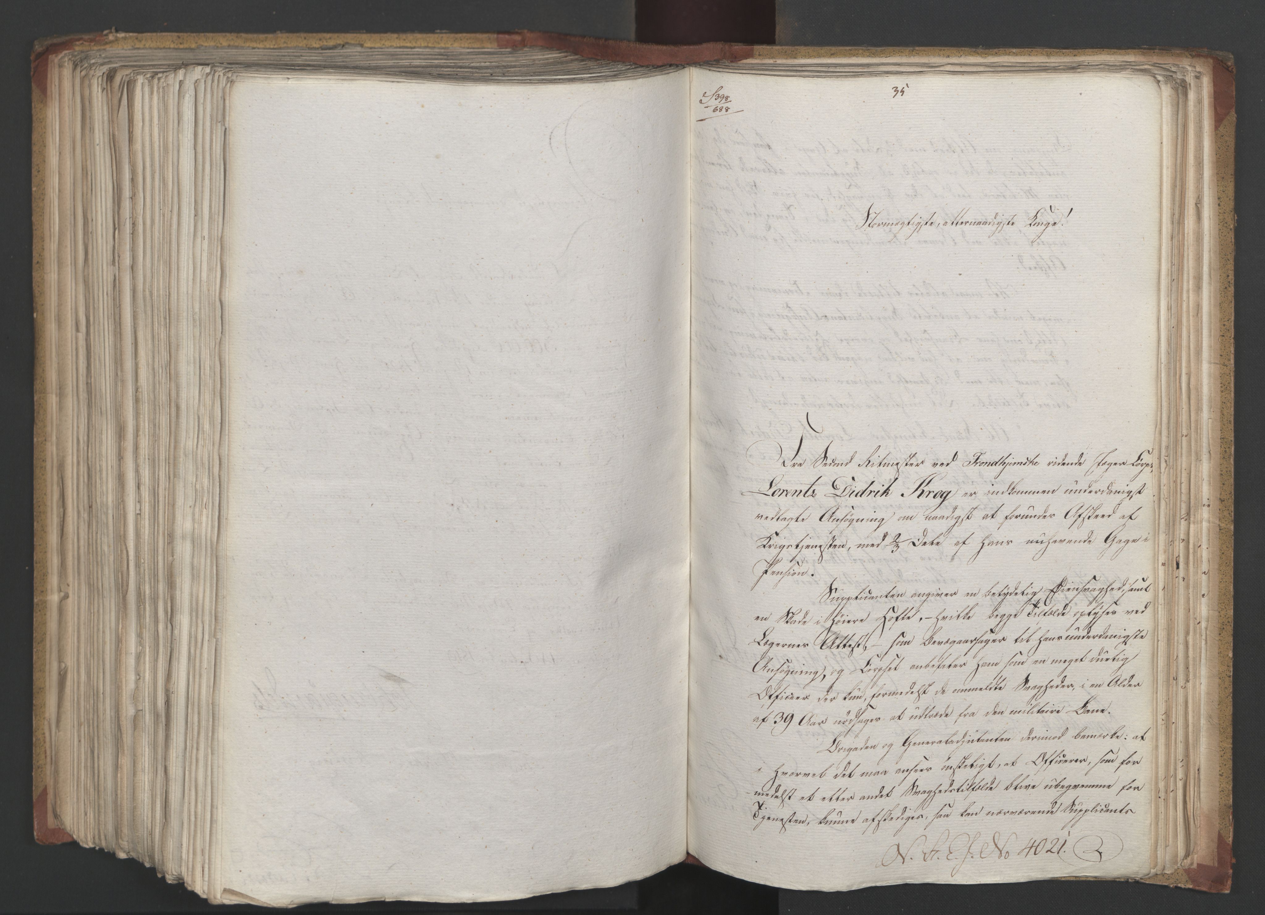 Statsrådsavdelingen i Stockholm, AV/RA-S-1003/D/Da/L0019: Regjeringsinnstillinger nr. 3856-4052, 1819, p. 408