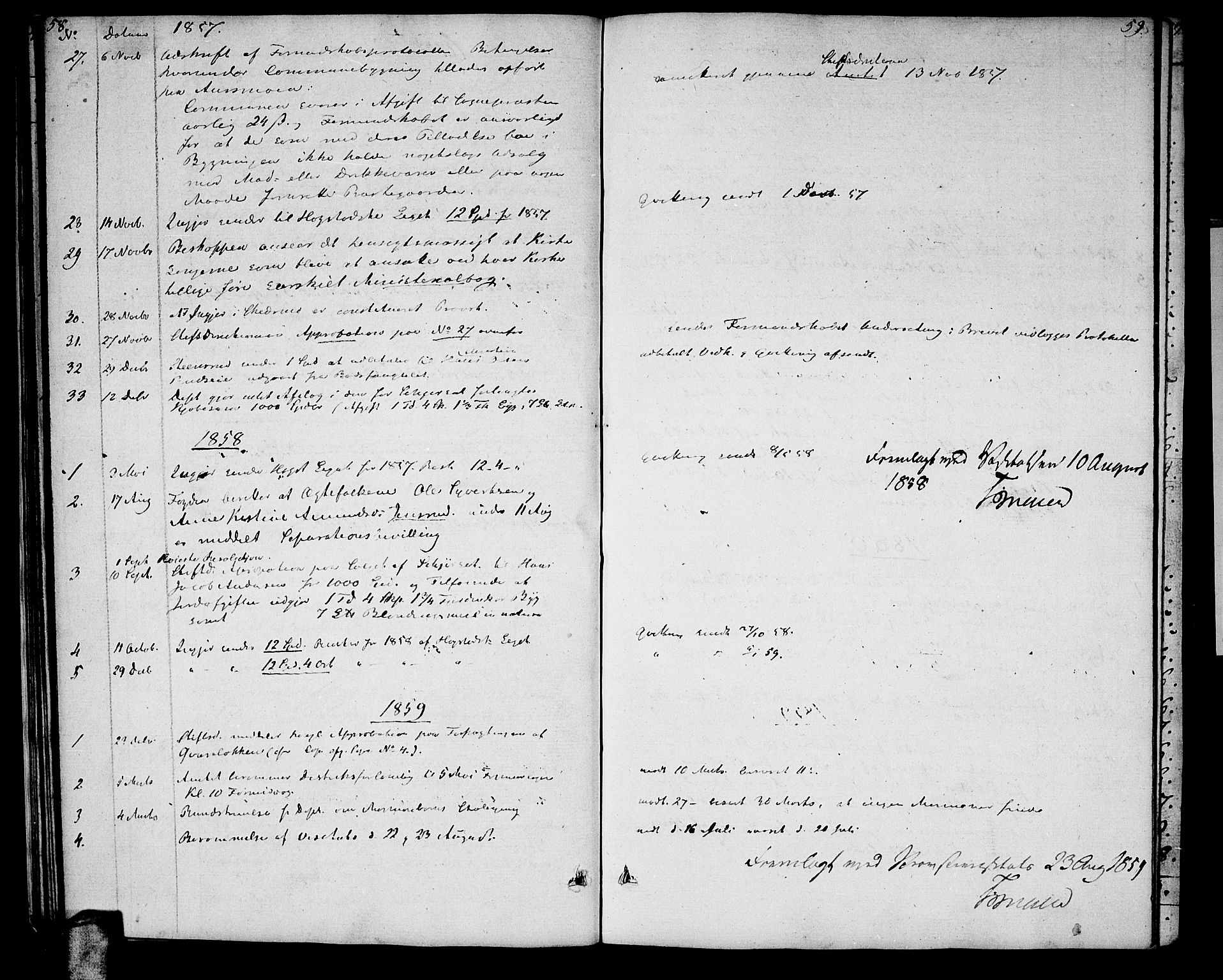 Aurskog prestekontor Kirkebøker, AV/SAO-A-10304a/F/Fa/L0004: Parish register (official) no. I 4, 1807-1814, p. 58-59