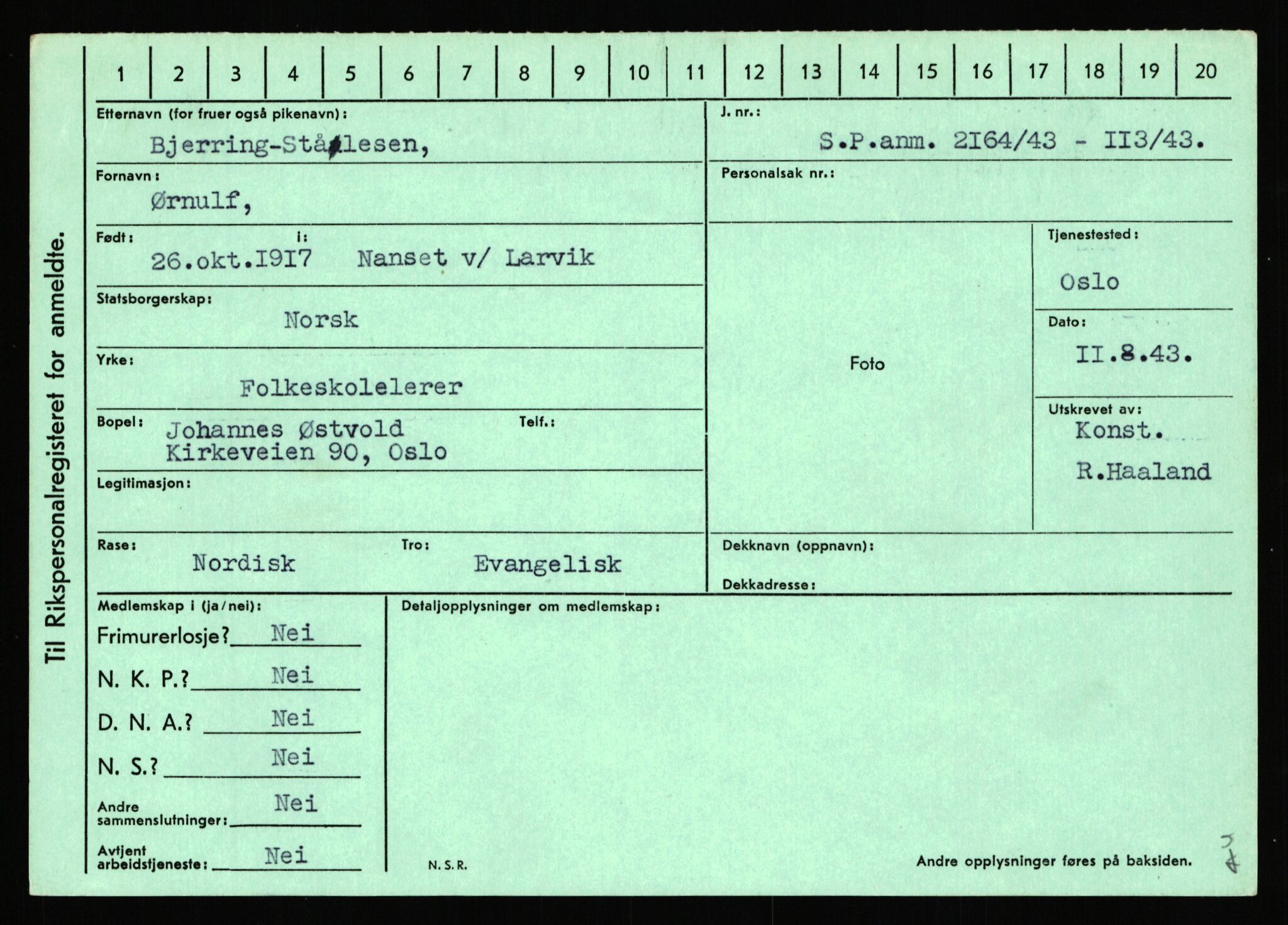 Statspolitiet - Hovedkontoret / Osloavdelingen, AV/RA-S-1329/C/Ca/L0014: Seterlien - Svartås, 1943-1945, p. 4671