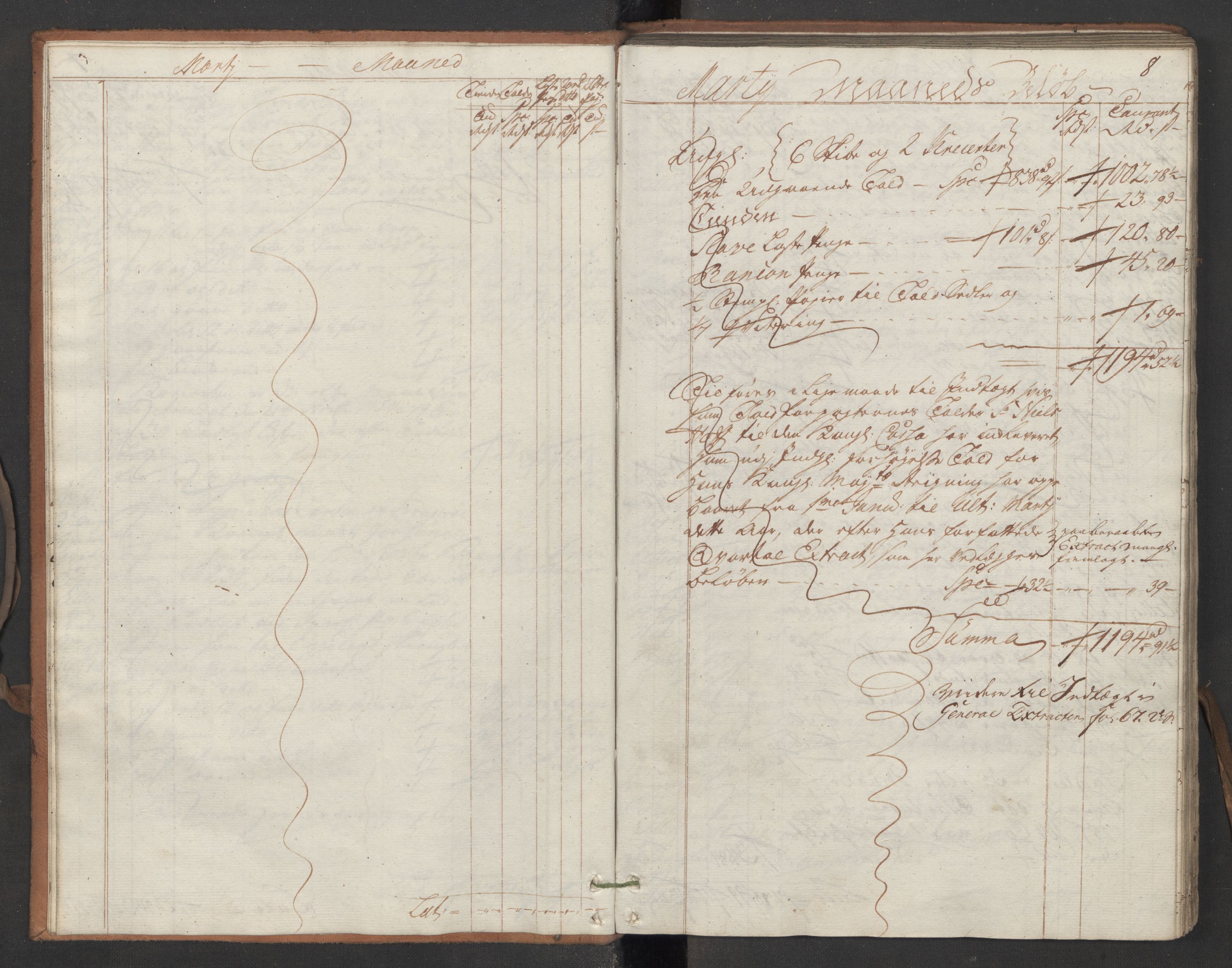 Generaltollkammeret, tollregnskaper, AV/RA-EA-5490/R13/L0029/0001: Tollregnskaper Kragerø / Utgående hovedtollbok, 1760, p. 7b-8a