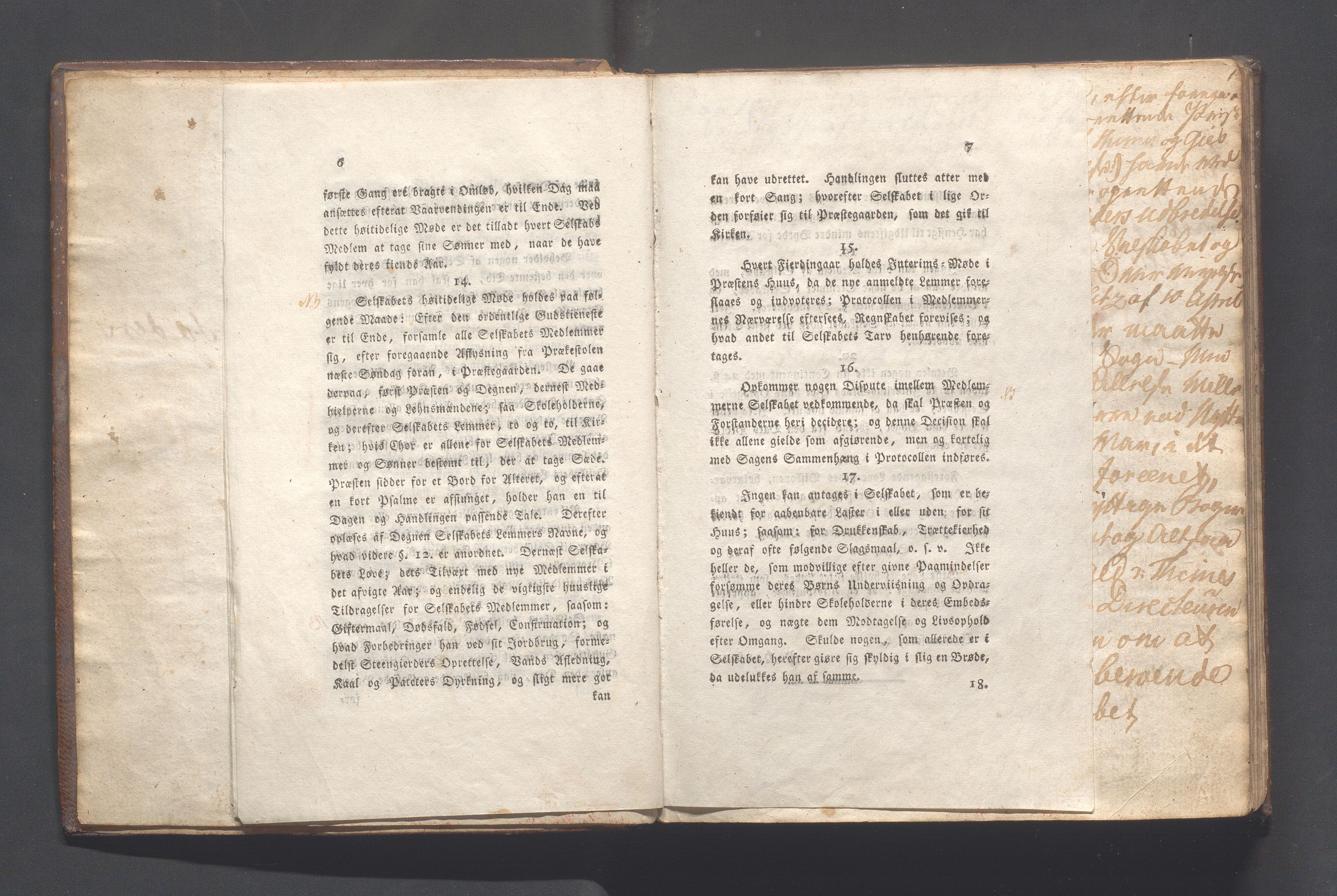 Time kommune - PA 24 Selskapet til opplysning og gode seders utbredelse i Lye kall, IKAR/K-100884/A/L0001: Protokoll, 1800-1834, p. 4