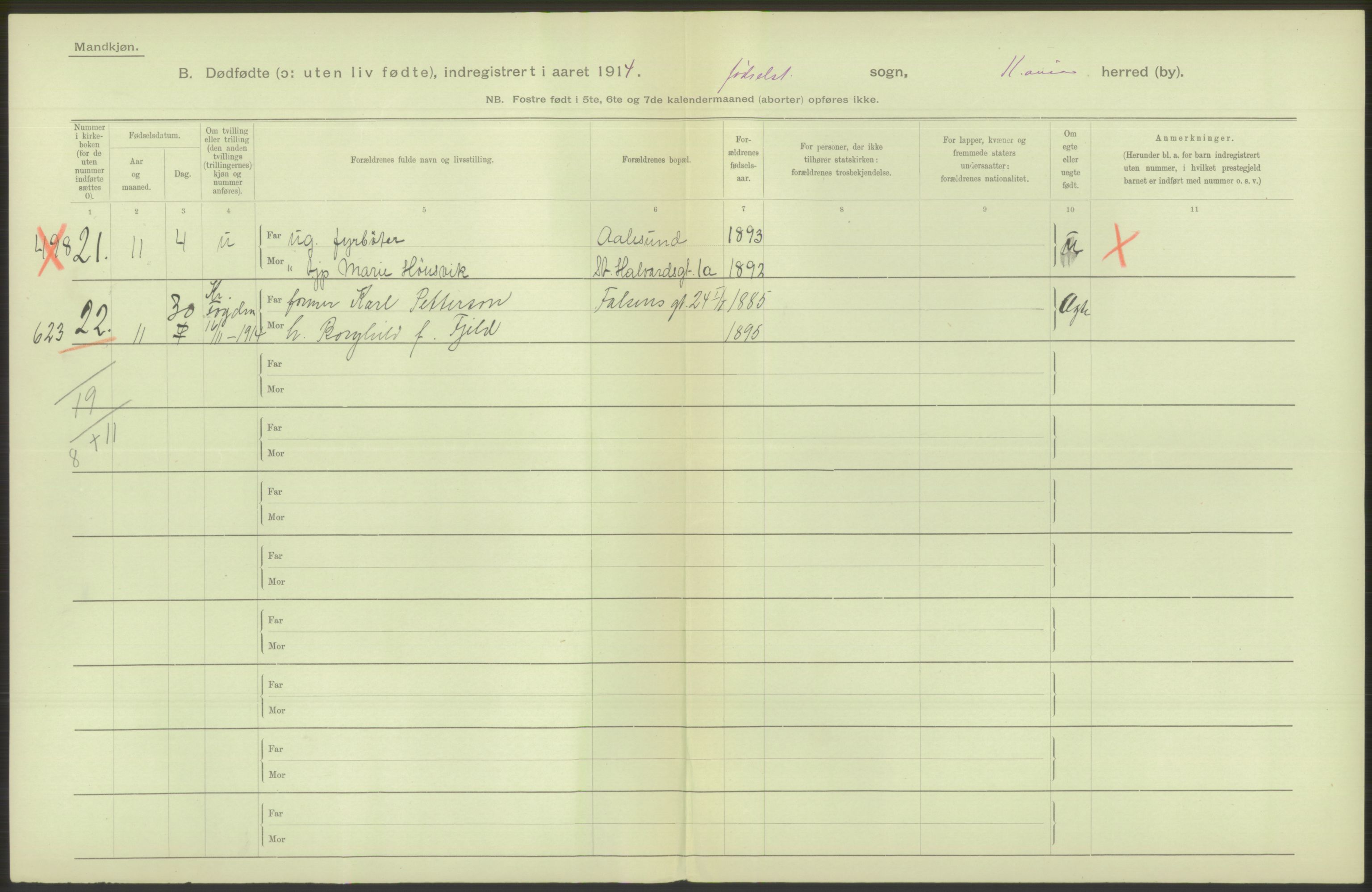 Statistisk sentralbyrå, Sosiodemografiske emner, Befolkning, RA/S-2228/D/Df/Dfb/Dfbd/L0009: Kristiania: Døde, dødfødte, 1914, p. 124