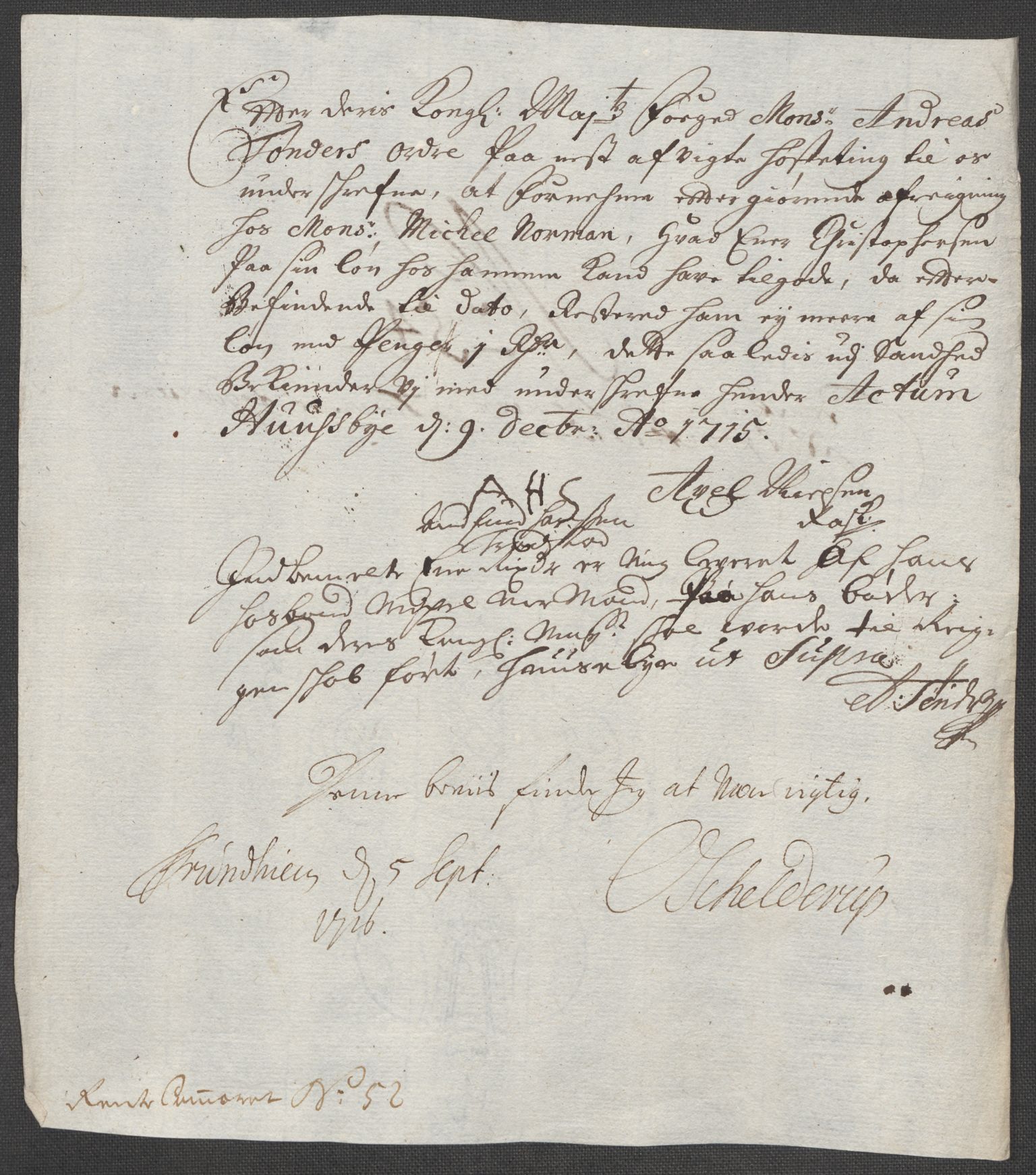 Rentekammeret inntil 1814, Reviderte regnskaper, Fogderegnskap, AV/RA-EA-4092/R68/L4761: Fogderegnskap Senja og Troms, 1715, p. 259