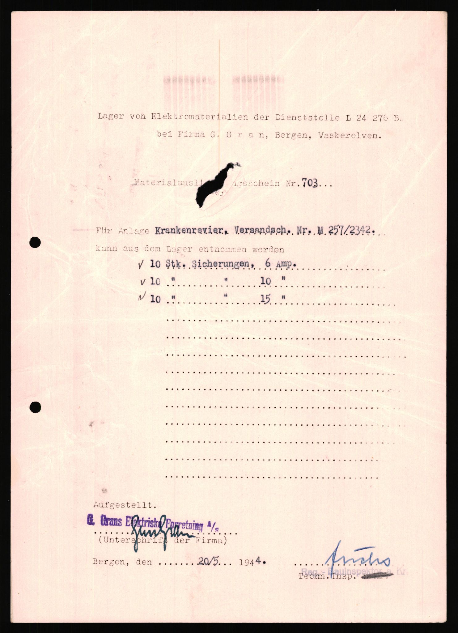 Tyske arkiver, Organisation Todt (OT), Einsatzgruppe Wiking, AV/RA-RAFA-2188/2/H/Hd/Hda/L0029/0002: Diverse, Zone Bergen / Diverse, 1940-1945, p. 193