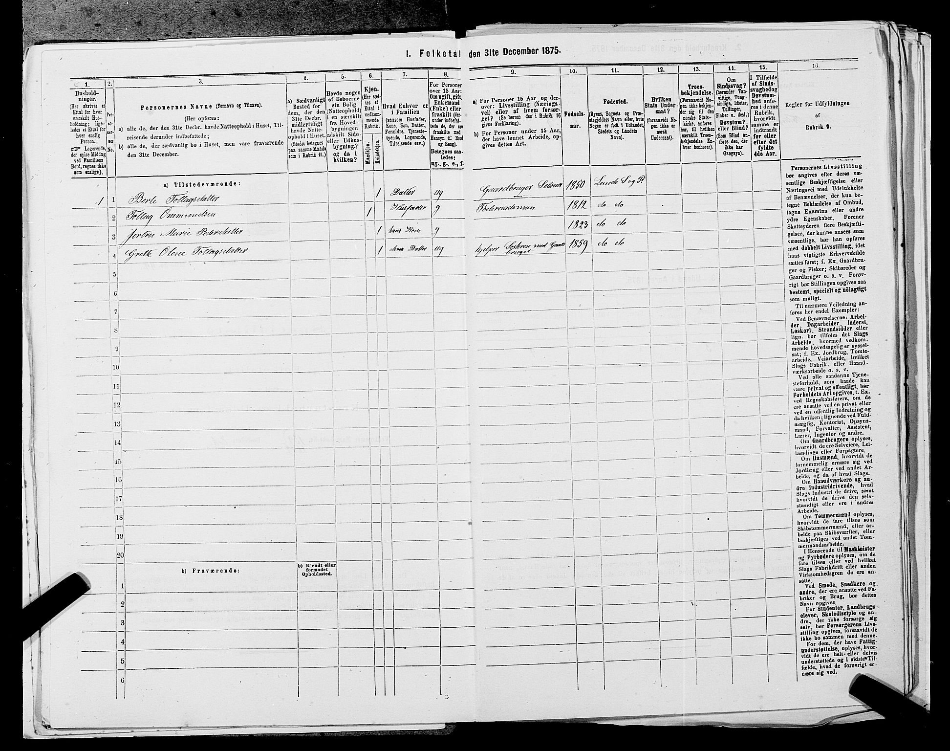 SAST, 1875 census for 1112P Lund, 1875, p. 431