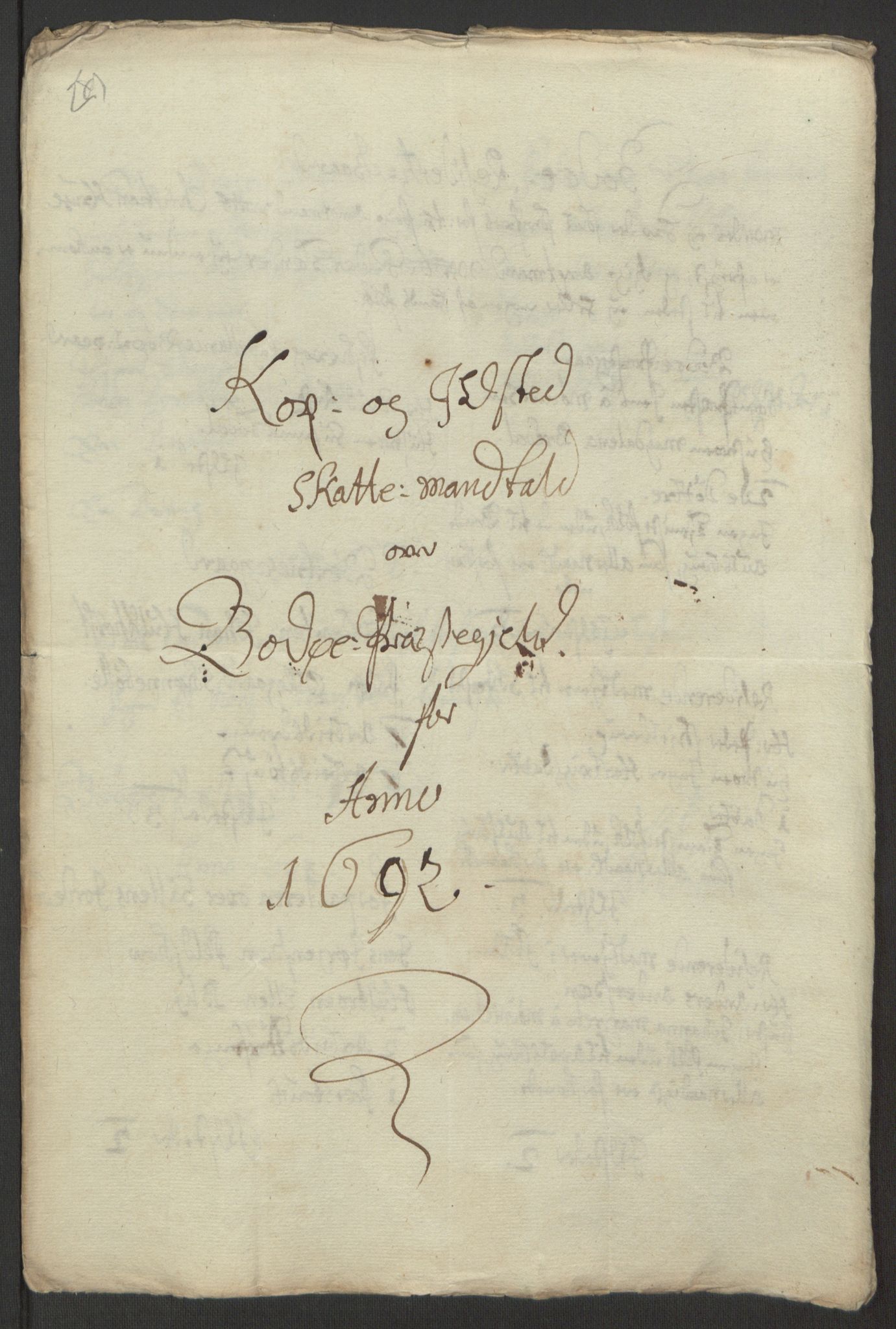 Rentekammeret inntil 1814, Reviderte regnskaper, Fogderegnskap, AV/RA-EA-4092/R66/L4577: Fogderegnskap Salten, 1691-1693, p. 213