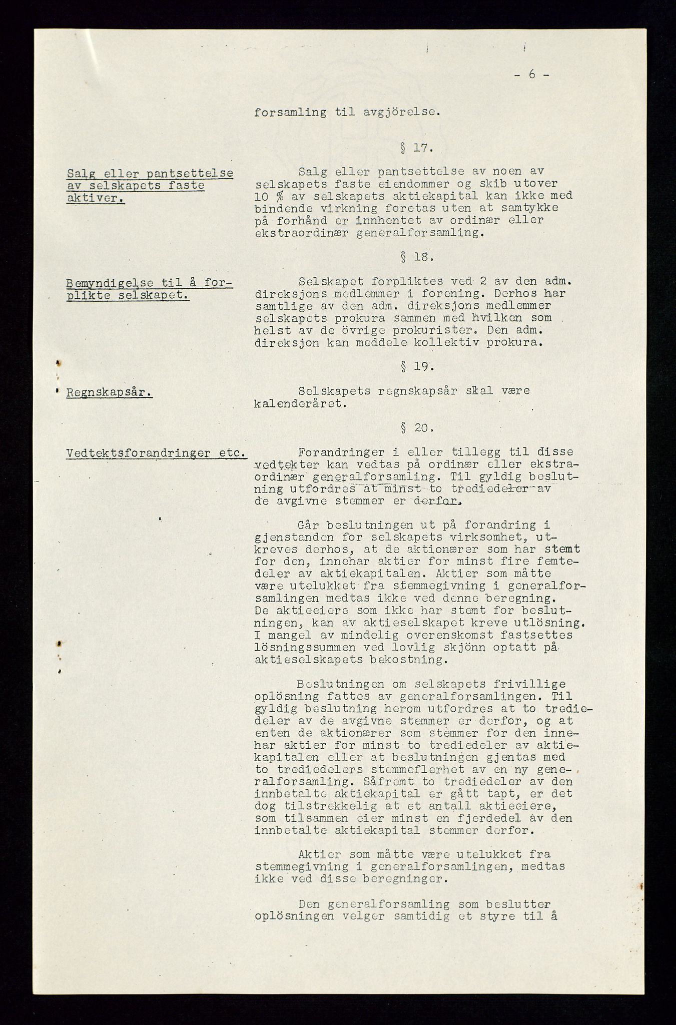 PA 1534 - Østlandske Petroleumscompagni A/S, AV/SAST-A-101954/A/Aa/L0002/0007: Generalforsamlinger. / Ekstraordinær generalforsamling, 1937, p. 10