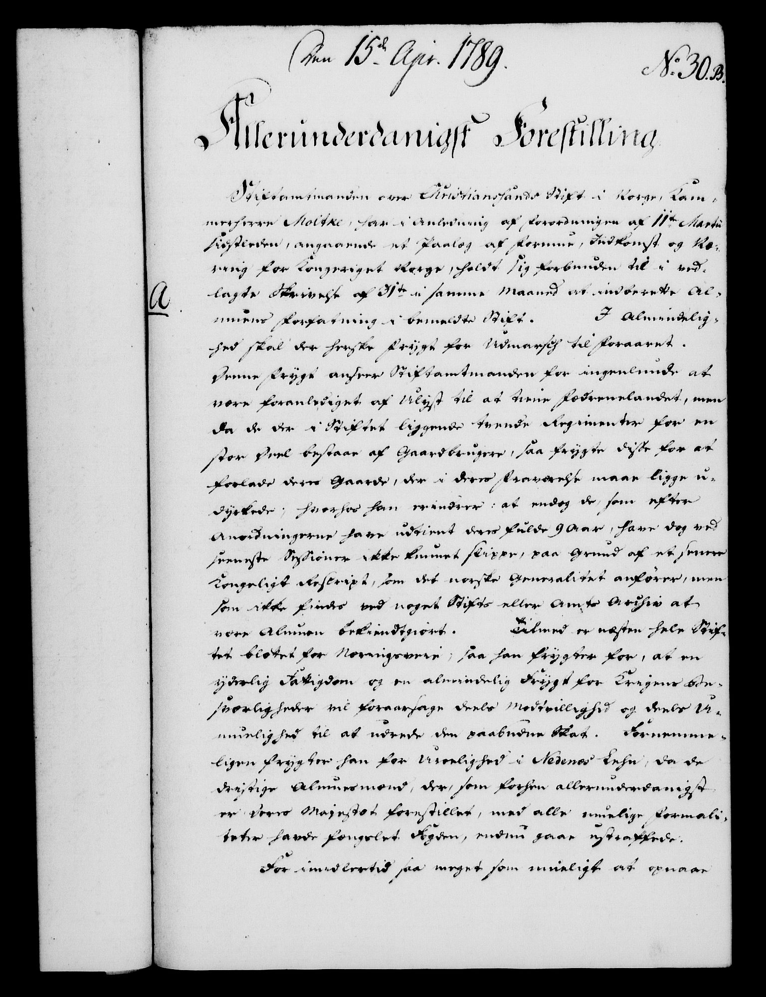 Rentekammeret, Kammerkanselliet, AV/RA-EA-3111/G/Gf/Gfa/L0071: Norsk relasjons- og resolusjonsprotokoll (merket RK 52.71), 1789, p. 250