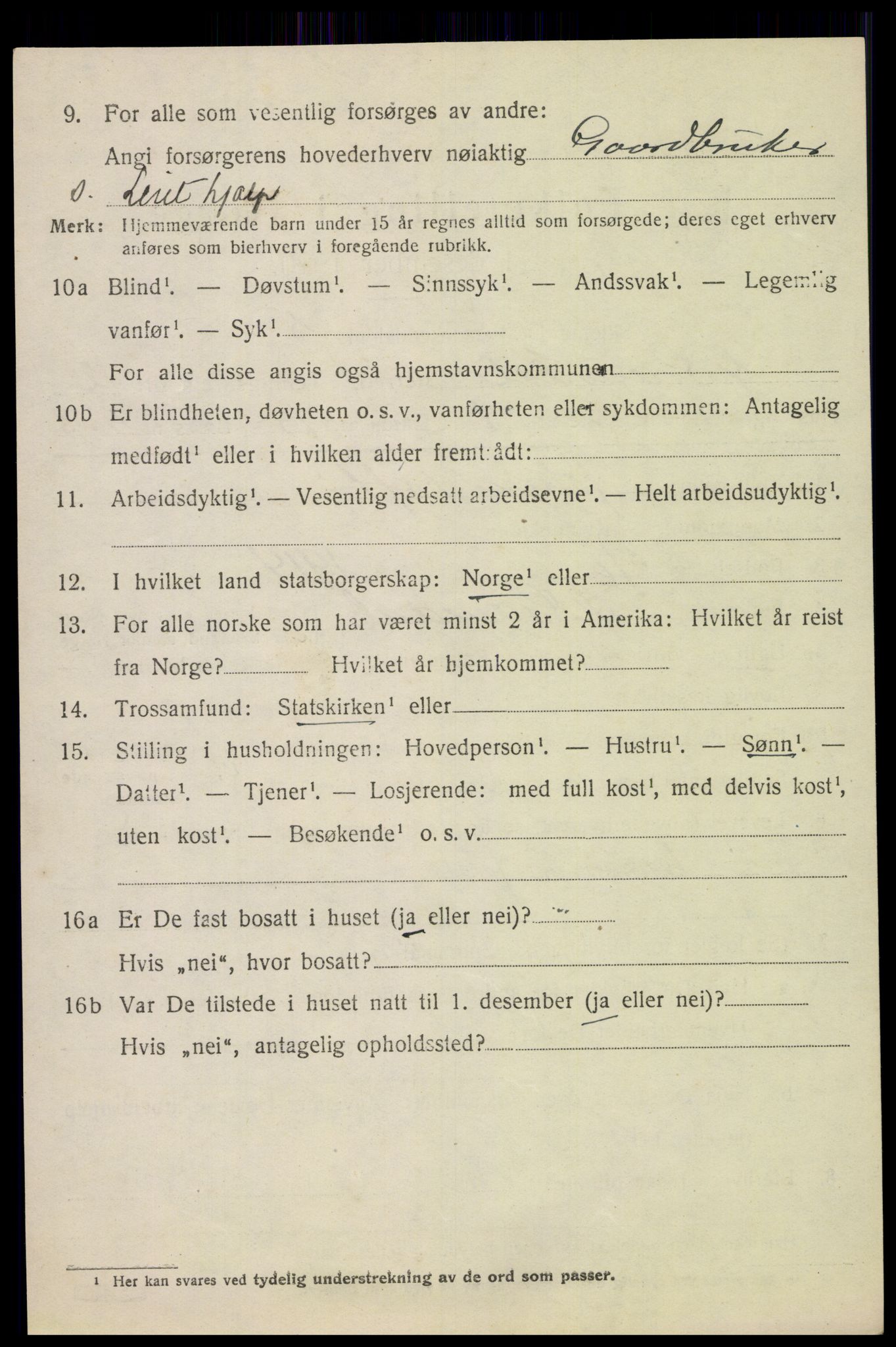 SAH, 1920 census for Østre Gausdal, 1920, p. 6173