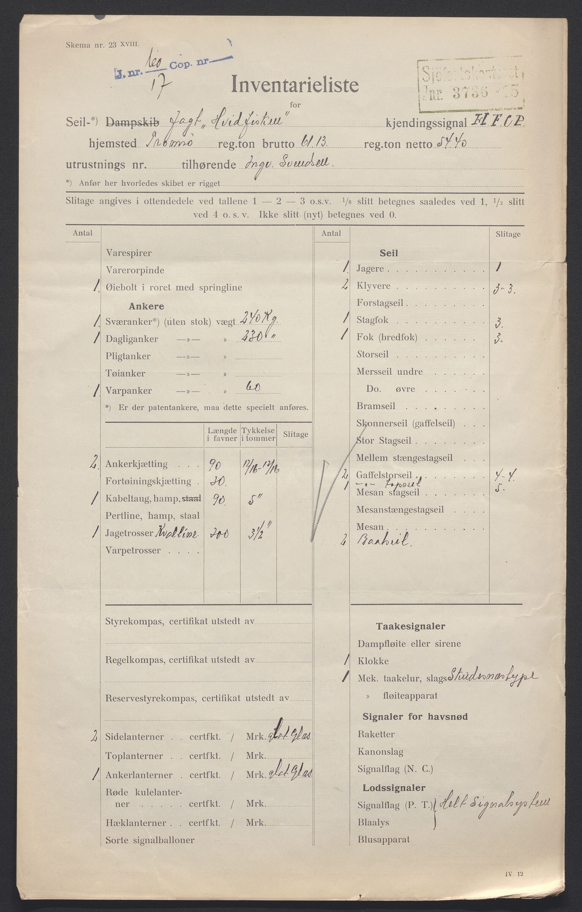 Sjøfartsdirektoratet med forløpere, skipsmapper slettede skip, AV/RA-S-4998/F/Fa/L0523: --, 1870-1934, p. 578