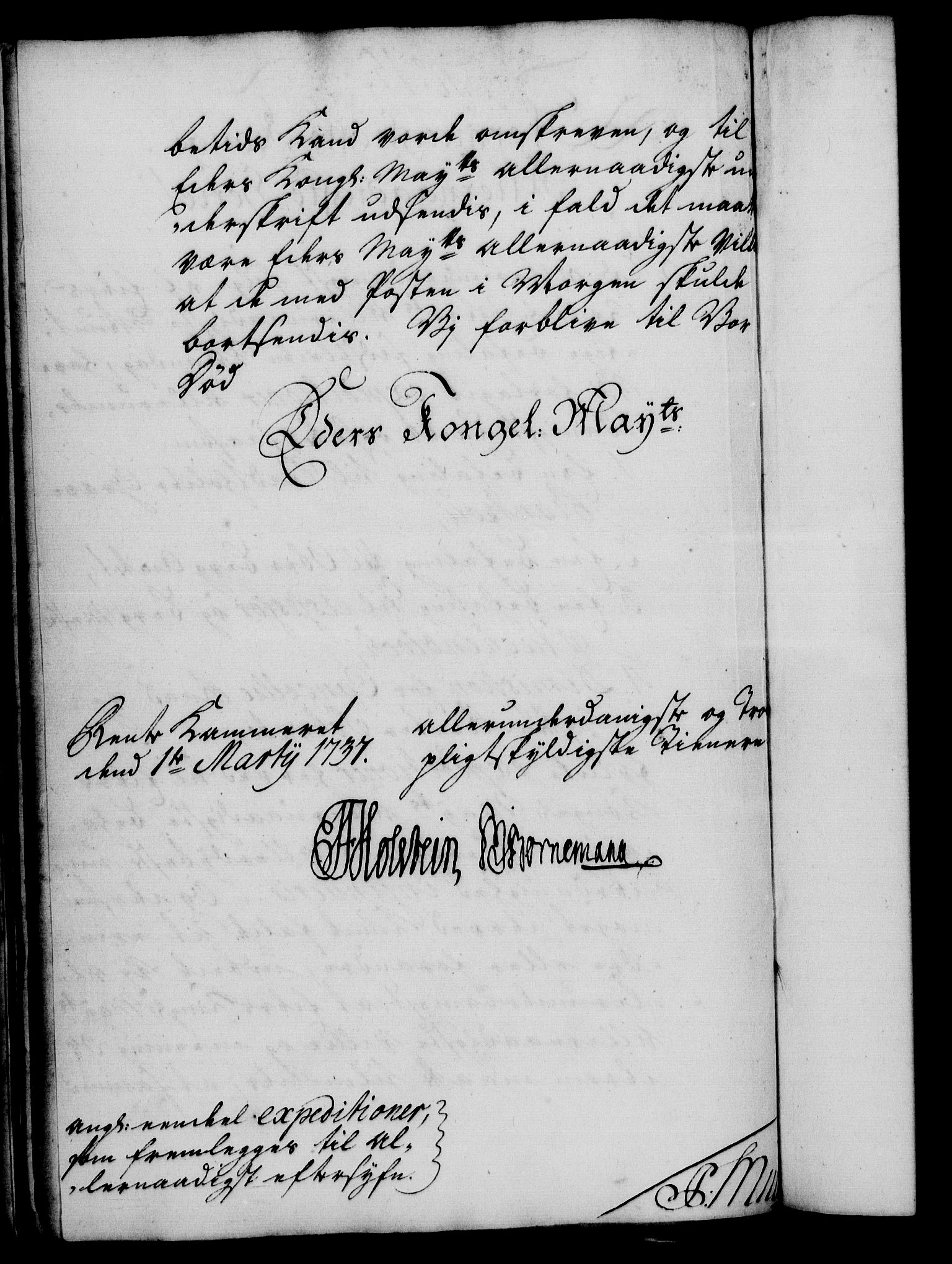 Rentekammeret, Kammerkanselliet, RA/EA-3111/G/Gf/Gfa/L0020: Norsk relasjons- og resolusjonsprotokoll (merket RK 52.20), 1737, p. 149
