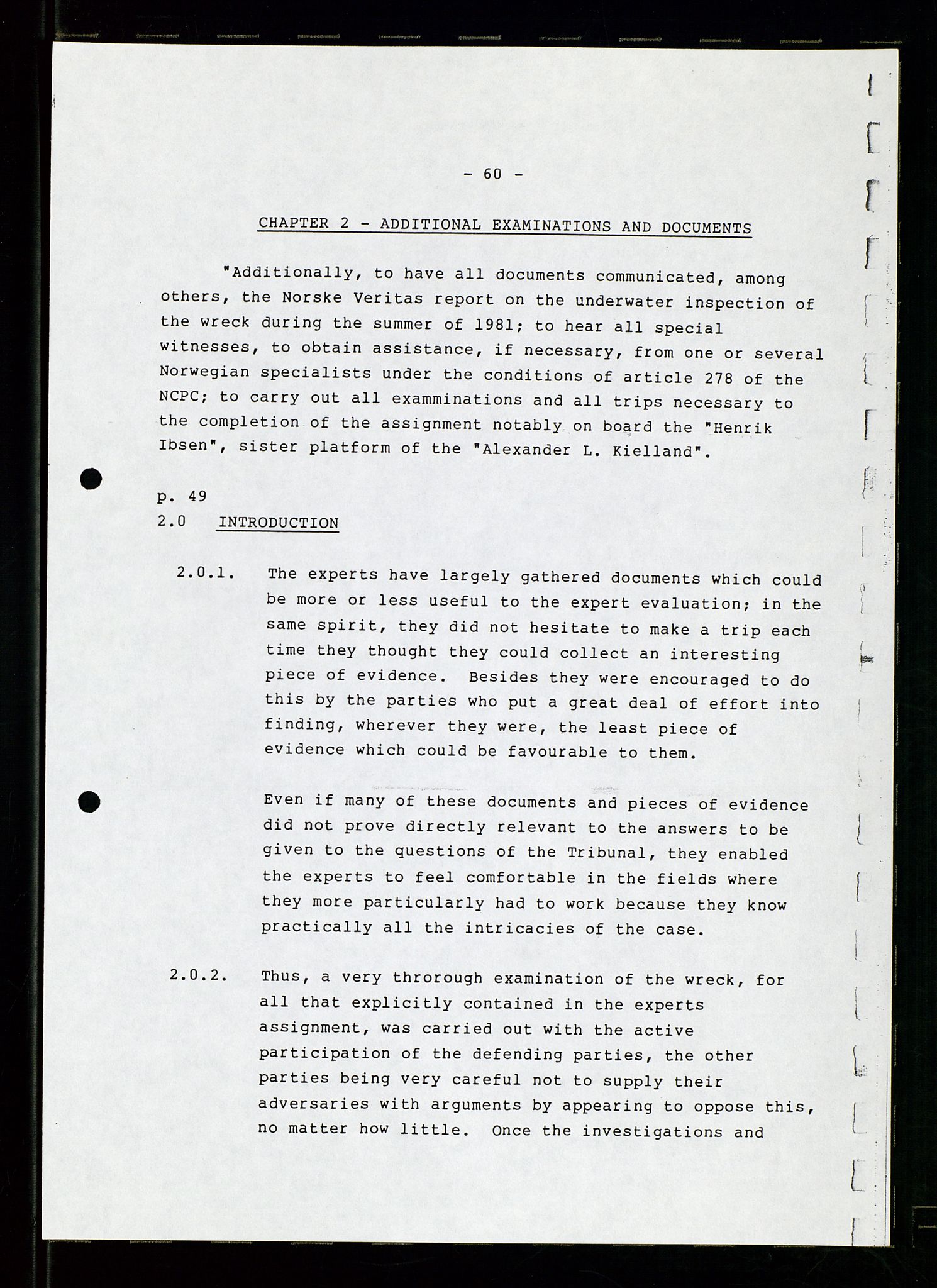 Pa 1503 - Stavanger Drilling AS, AV/SAST-A-101906/Da/L0007: Alexander L. Kielland - Rettssak i Paris, 1982-1988, p. 60