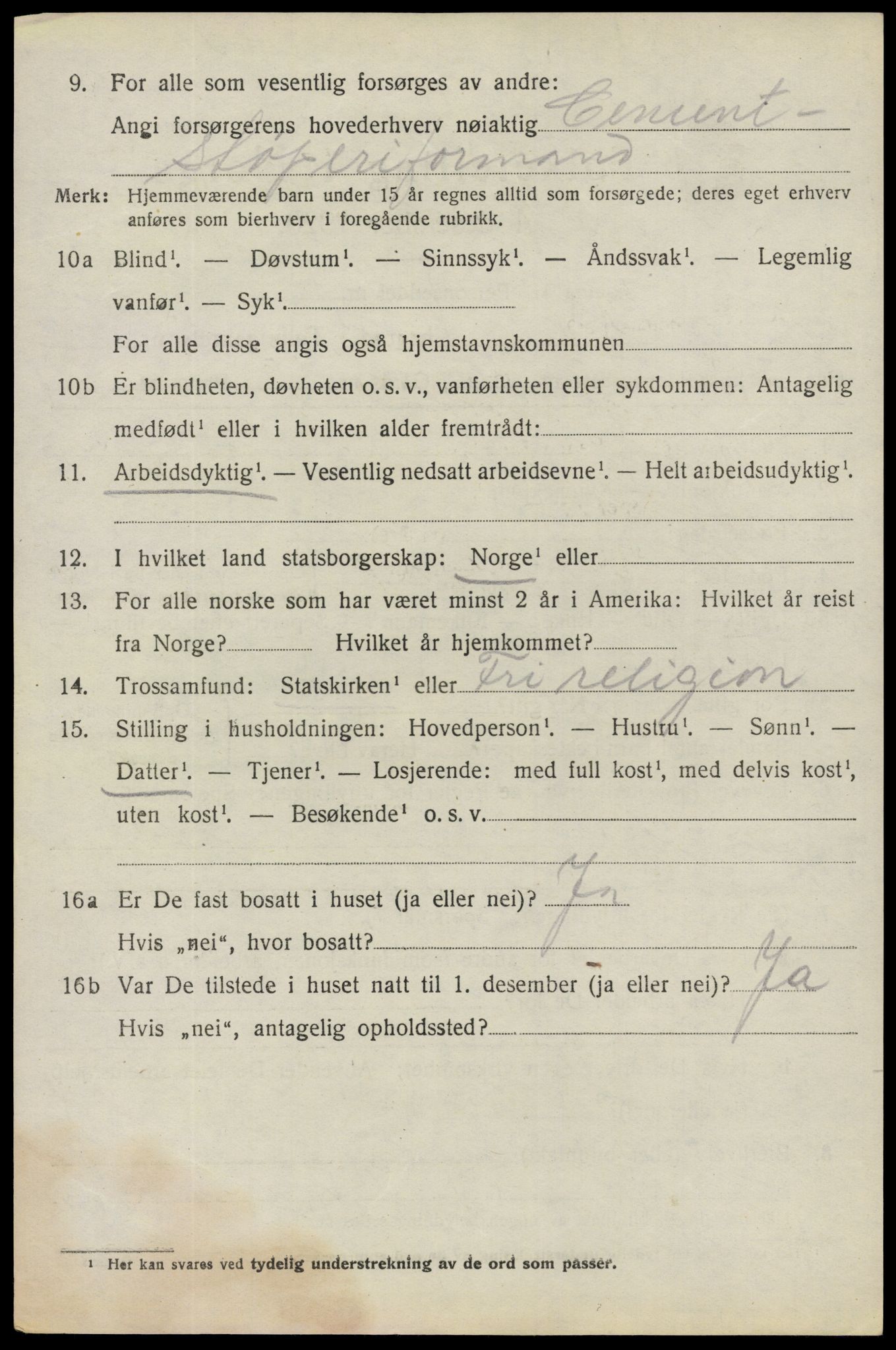 SAO, 1920 census for Trøgstad, 1920, p. 3121