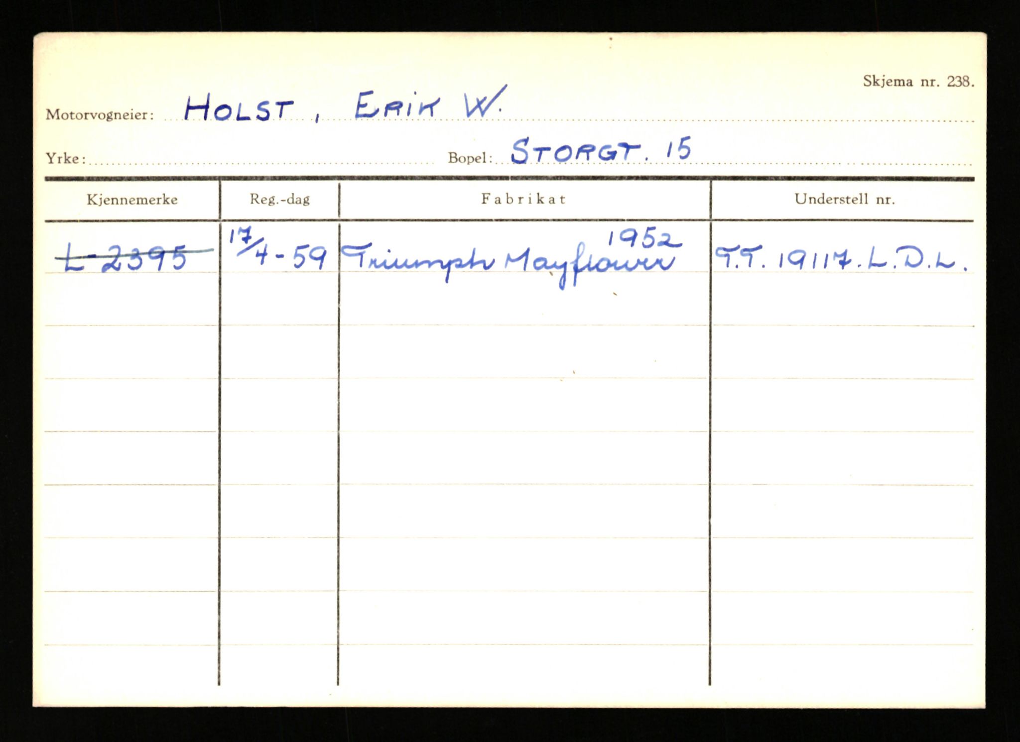 Stavanger trafikkstasjon, AV/SAST-A-101942/0/H/L0016: Holmevik - Høyland, 1930-1971, p. 11