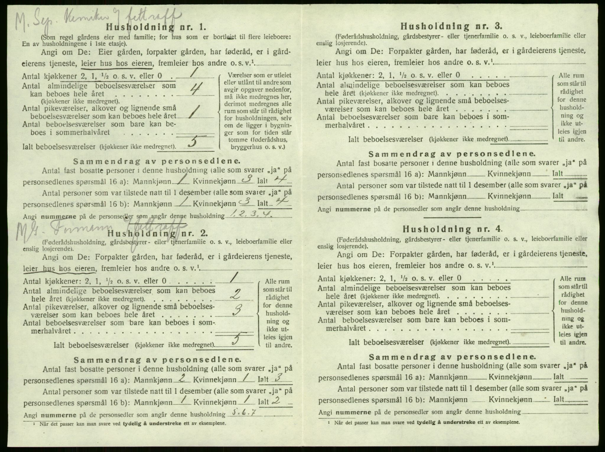 SAKO, 1920 census for Sandeherred, 1920, p. 2270