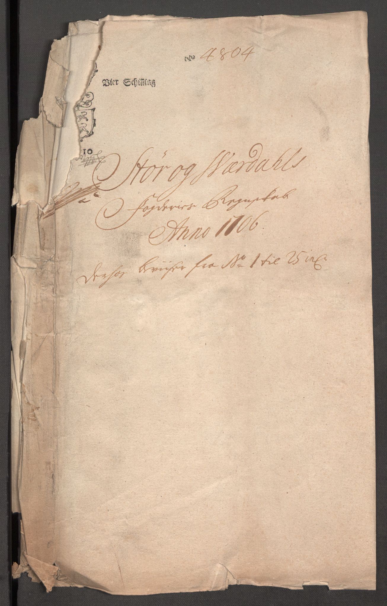 Rentekammeret inntil 1814, Reviderte regnskaper, Fogderegnskap, RA/EA-4092/R62/L4196: Fogderegnskap Stjørdal og Verdal, 1705-1706, p. 290