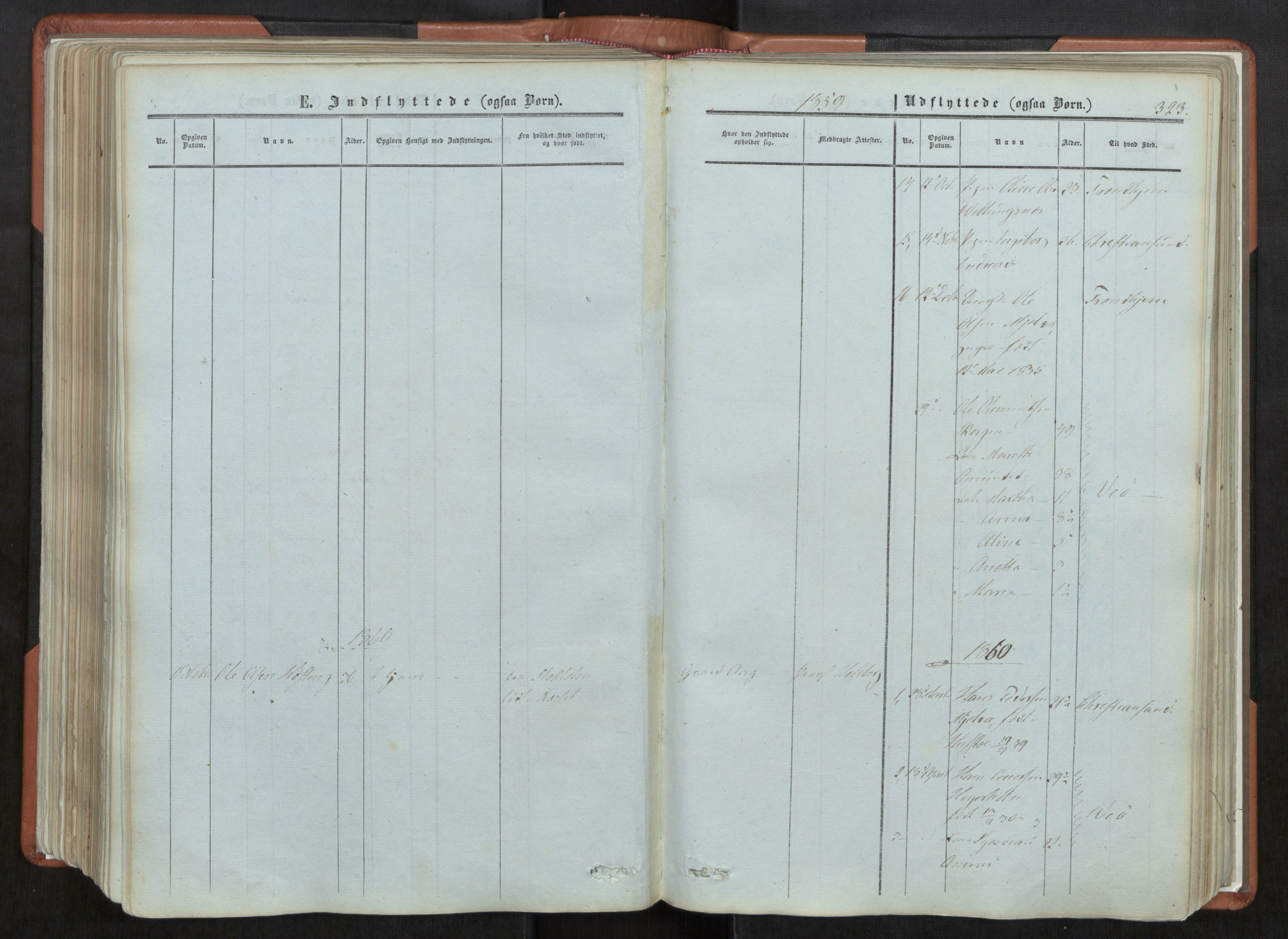 Ministerialprotokoller, klokkerbøker og fødselsregistre - Møre og Romsdal, AV/SAT-A-1454/544/L0572: Parish register (official) no. 544A05, 1854-1886, p. 323