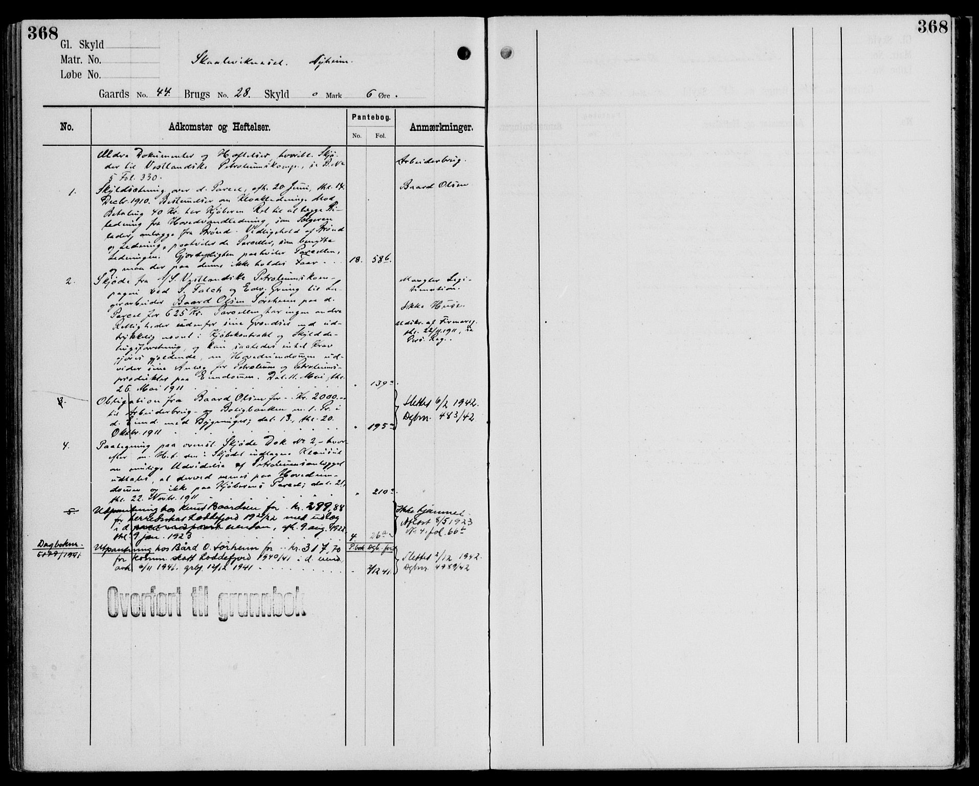 Midhordland sorenskriveri, AV/SAB-A-3001/1/G/Ga/Gab/L0107: Mortgage register no. II.A.b.107, p. 368