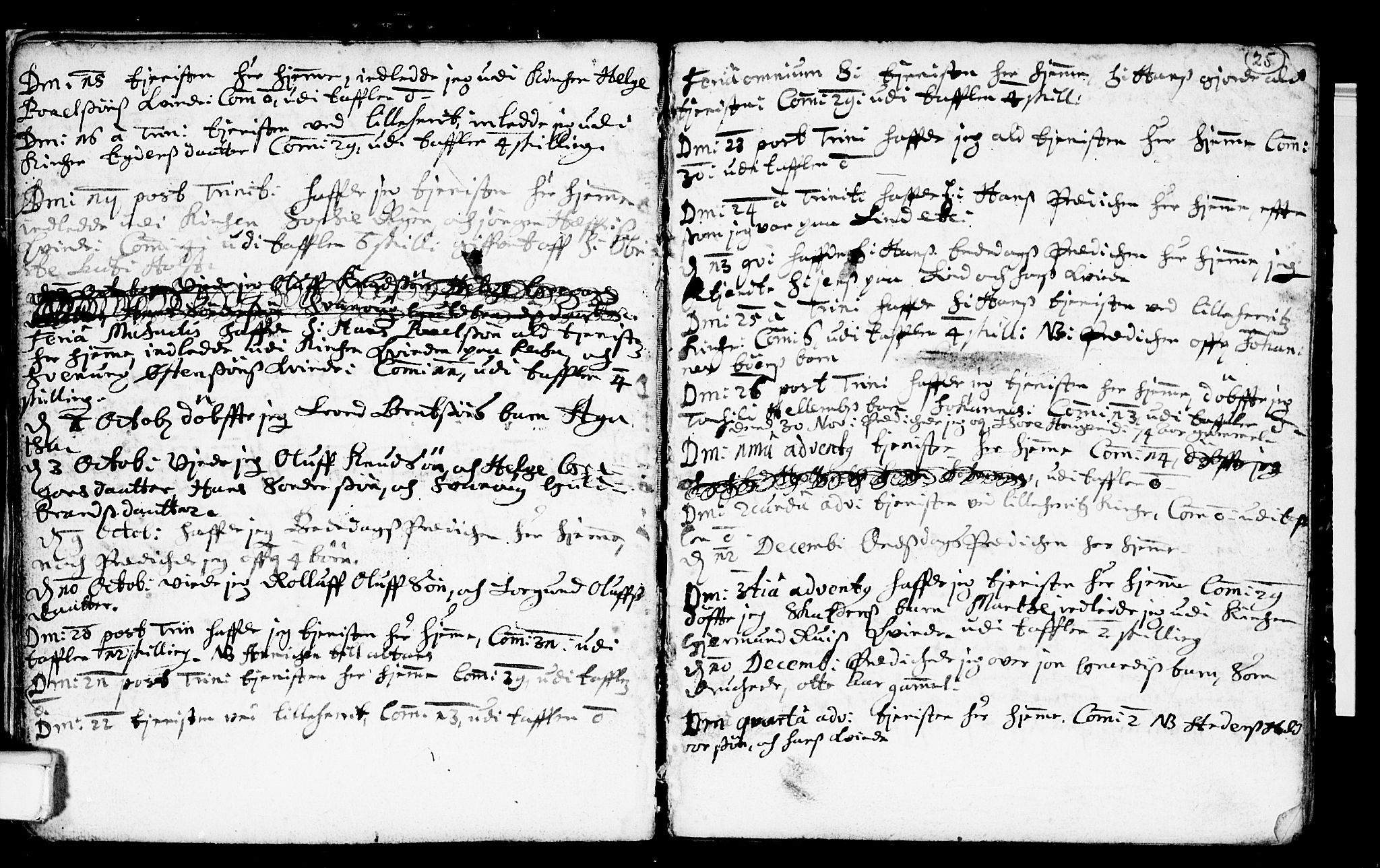 Heddal kirkebøker, SAKO/A-268/F/Fa/L0001: Parish register (official) no. I 1, 1648-1699, p. 25