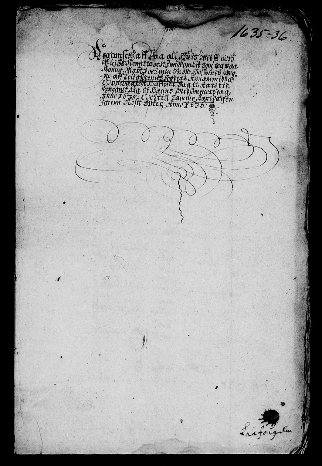 Rentekammeret inntil 1814, Reviderte regnskaper, Lensregnskaper, RA/EA-5023/R/Rb/Rbz/L0026: Nordlandenes len, 1629-1636