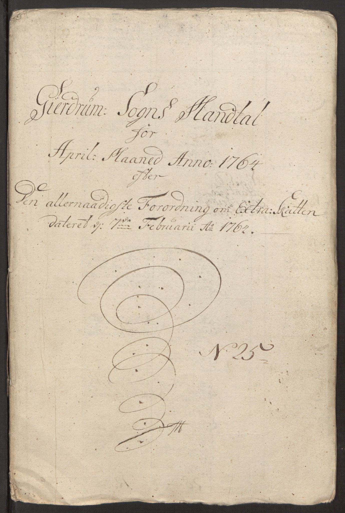 Rentekammeret inntil 1814, Reviderte regnskaper, Fogderegnskap, RA/EA-4092/R12/L0803: Ekstraskatten Øvre Romerike, 1763-1764, p. 487
