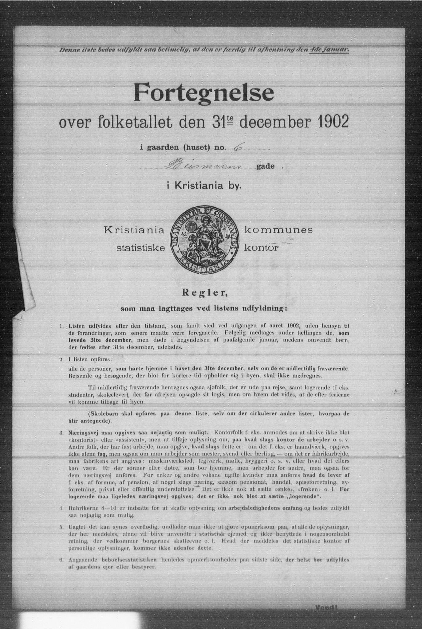 OBA, Municipal Census 1902 for Kristiania, 1902, p. 959