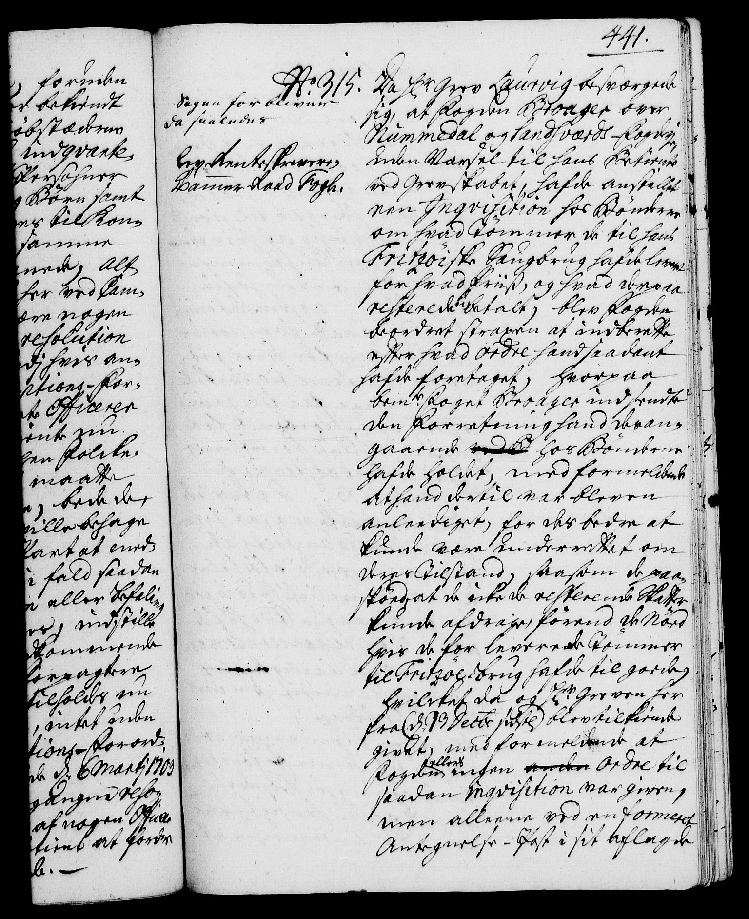 Rentekammeret, Kammerkanselliet, RA/EA-3111/G/Gh/Gha/L0020: Norsk ekstraktmemorialprotokoll (merket RK 53.65), 1738-1739, p. 441