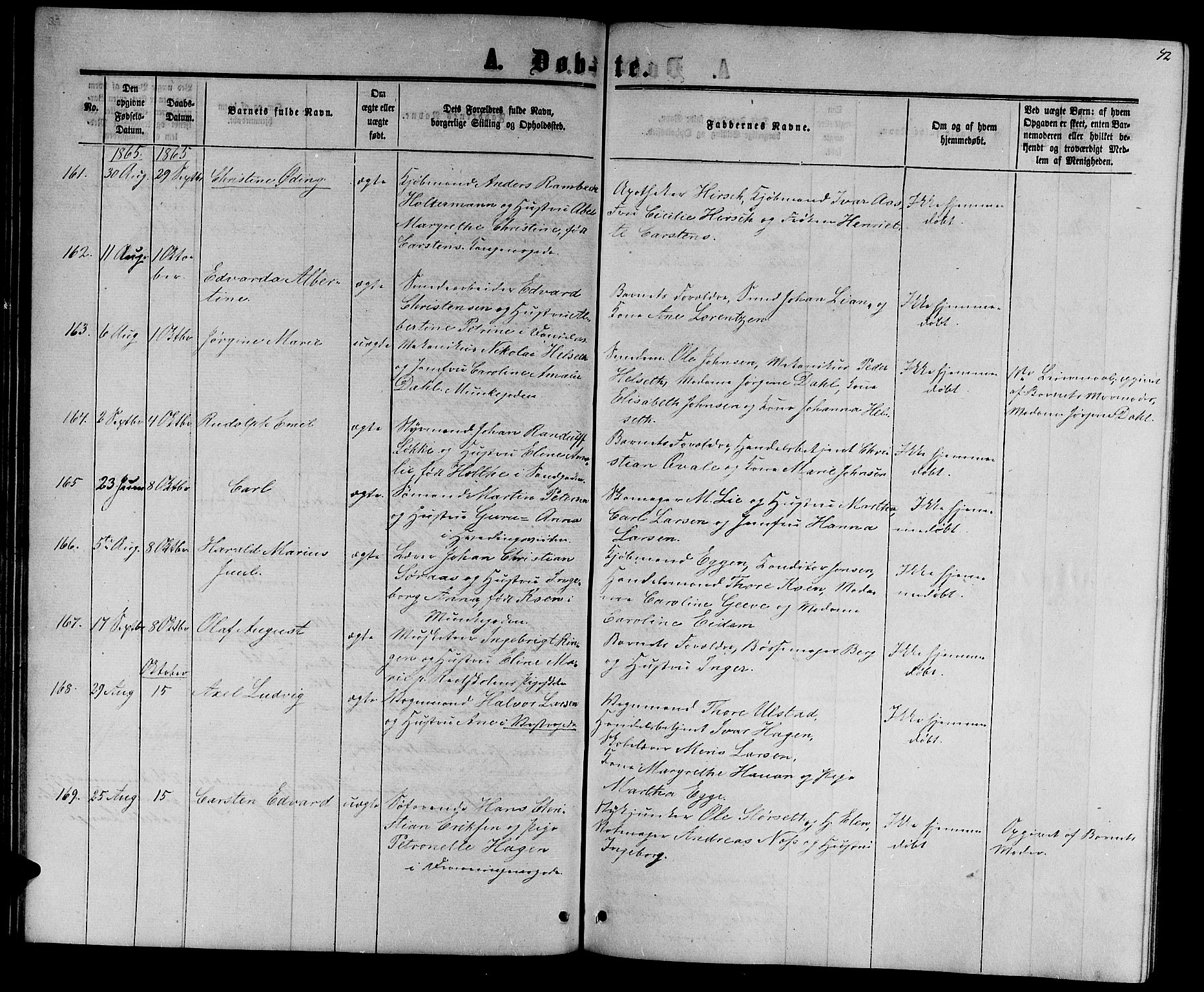 Ministerialprotokoller, klokkerbøker og fødselsregistre - Sør-Trøndelag, AV/SAT-A-1456/601/L0087: Parish register (copy) no. 601C05, 1864-1881, p. 42