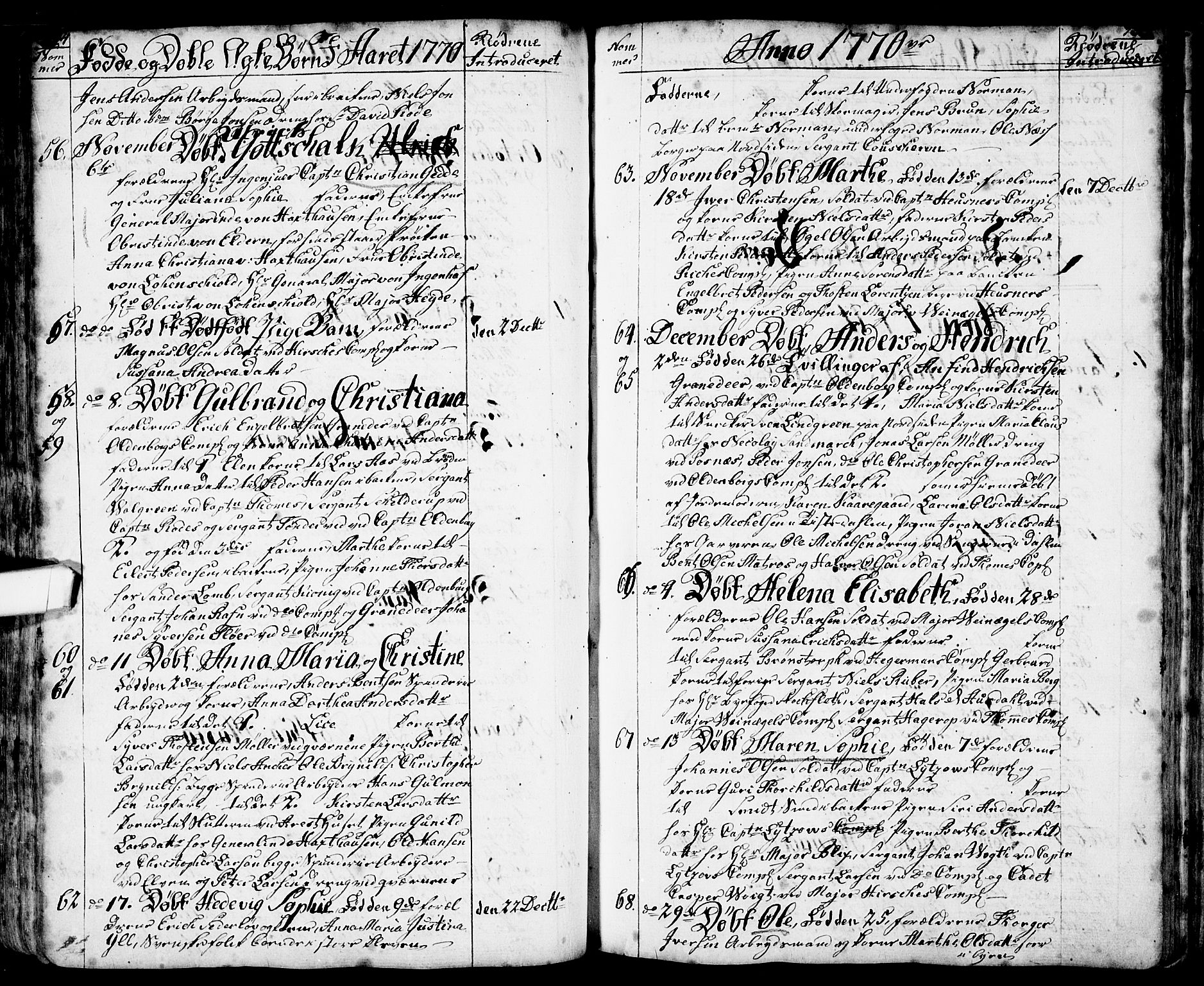 Halden prestekontor Kirkebøker, SAO/A-10909/F/Fa/L0001: Parish register (official) no. I 1, 1758-1791, p. 134-135