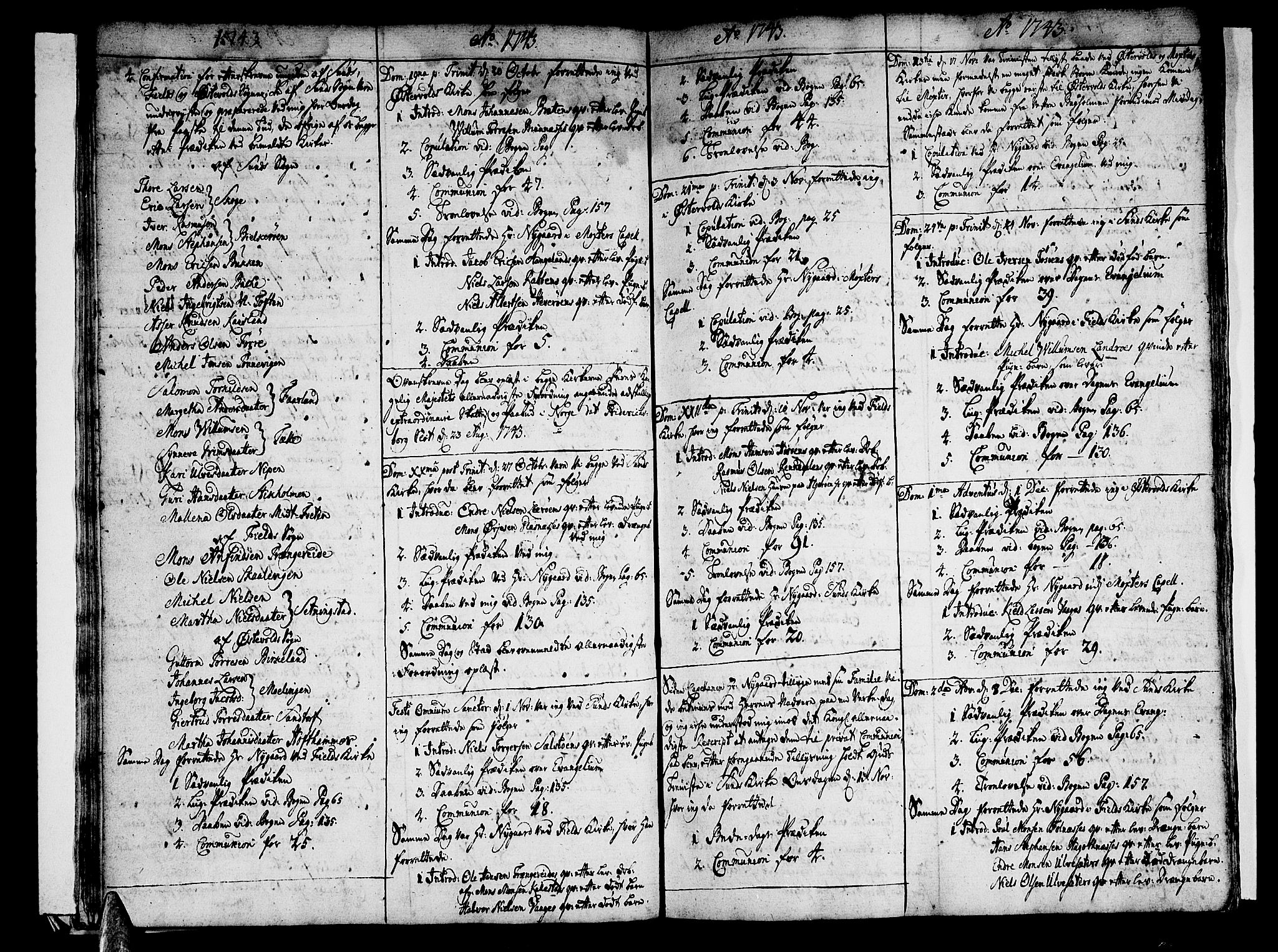 Sund sokneprestembete, AV/SAB-A-99930: Parish register (official) no. A 3, 1740-1769