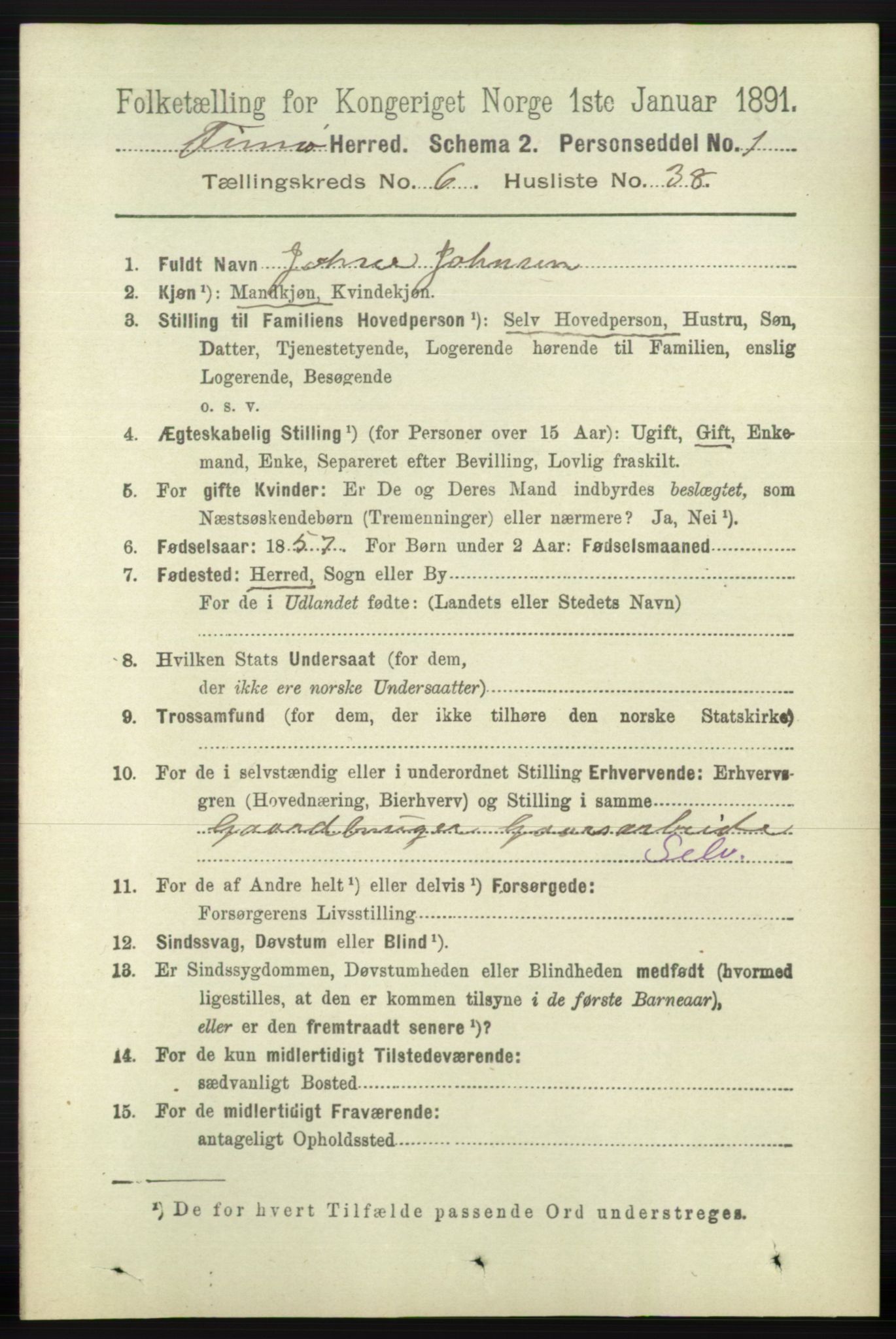 RA, 1891 census for 1141 Finnøy, 1891, p. 1469