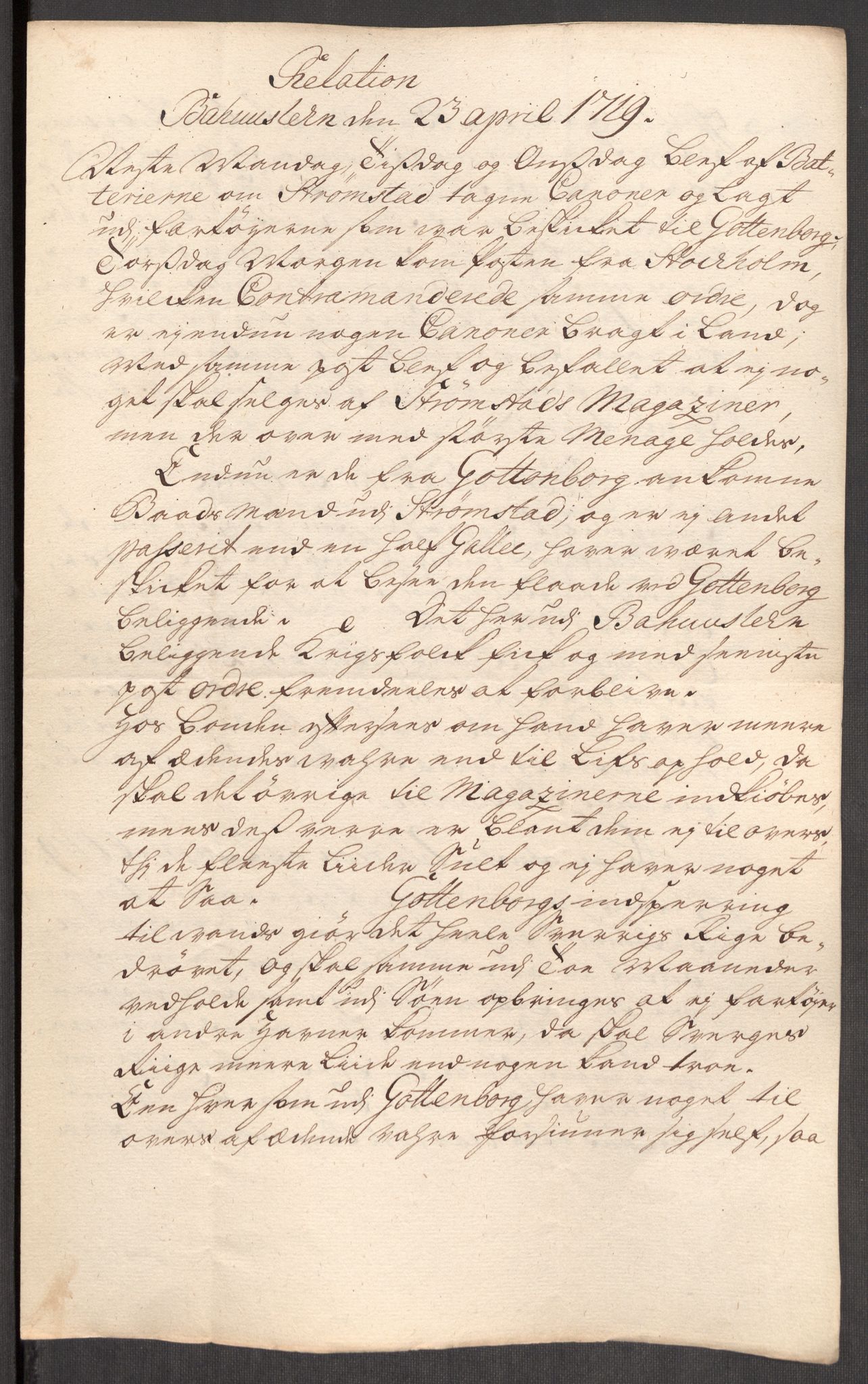 Kommanderende general (KG I) med Det norske krigsdirektorium, AV/RA-EA-5419/E/Eb/L0012: Kunnskap om fienden, kronologisk ordnet, 1718-1719, p. 666