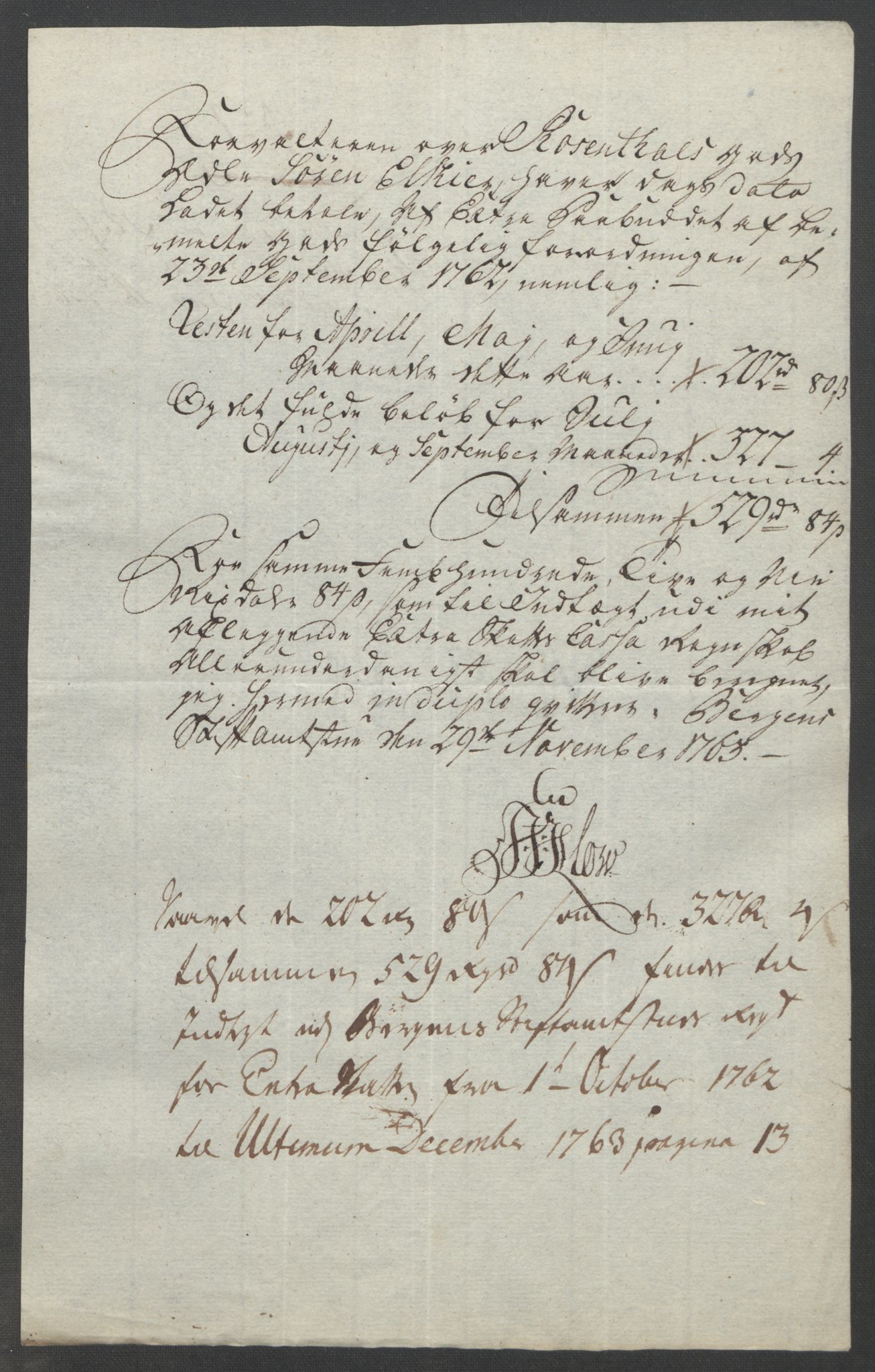 Rentekammeret inntil 1814, Reviderte regnskaper, Fogderegnskap, AV/RA-EA-4092/R49/L3157: Ekstraskatten Rosendal Baroni, 1762-1772, p. 55