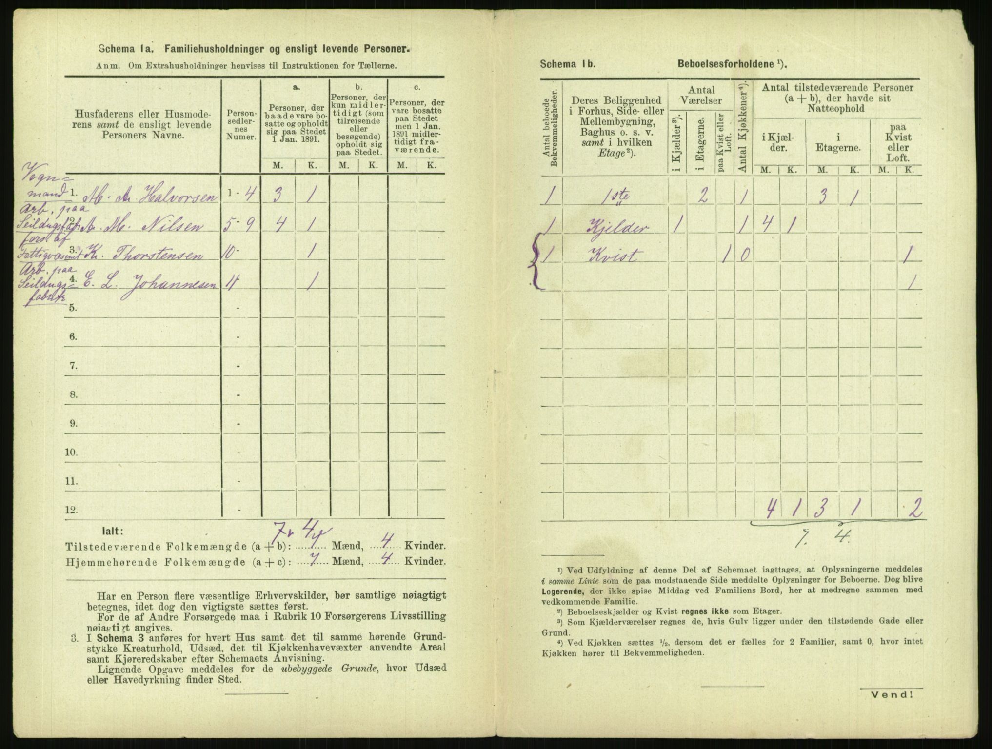 RA, 1891 census for 0301 Kristiania, 1891, p. 145312