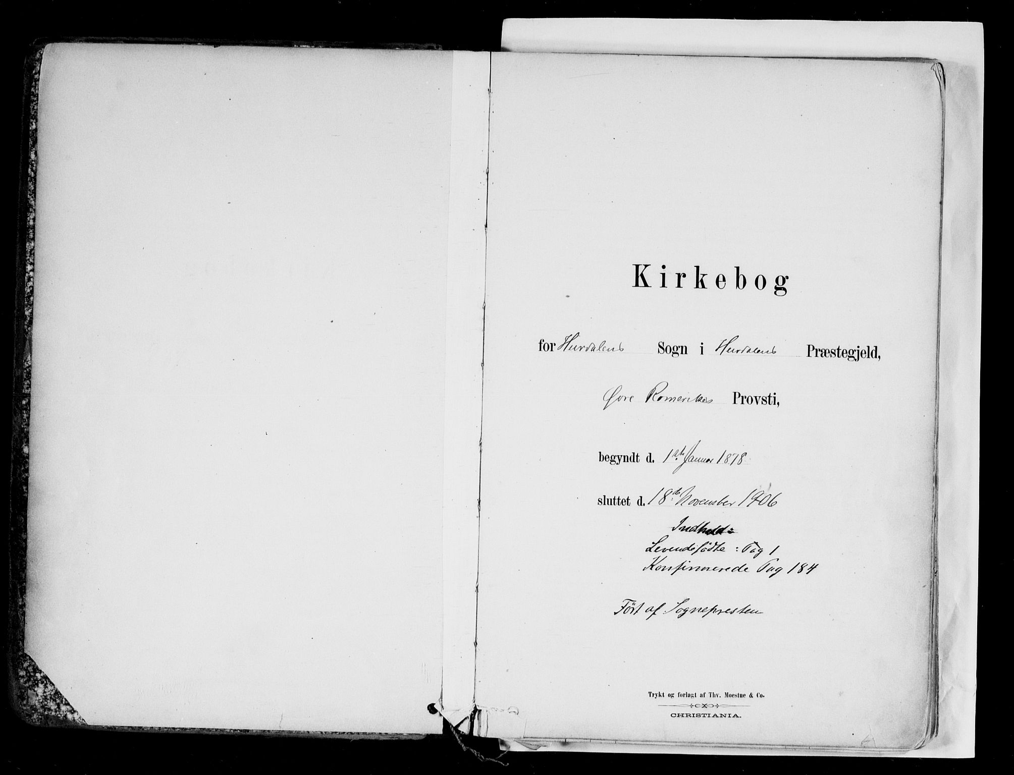 Hurdal prestekontor Kirkebøker, AV/SAO-A-10889/F/Fa/L0007: Parish register (official) no. I 7, 1878-1906