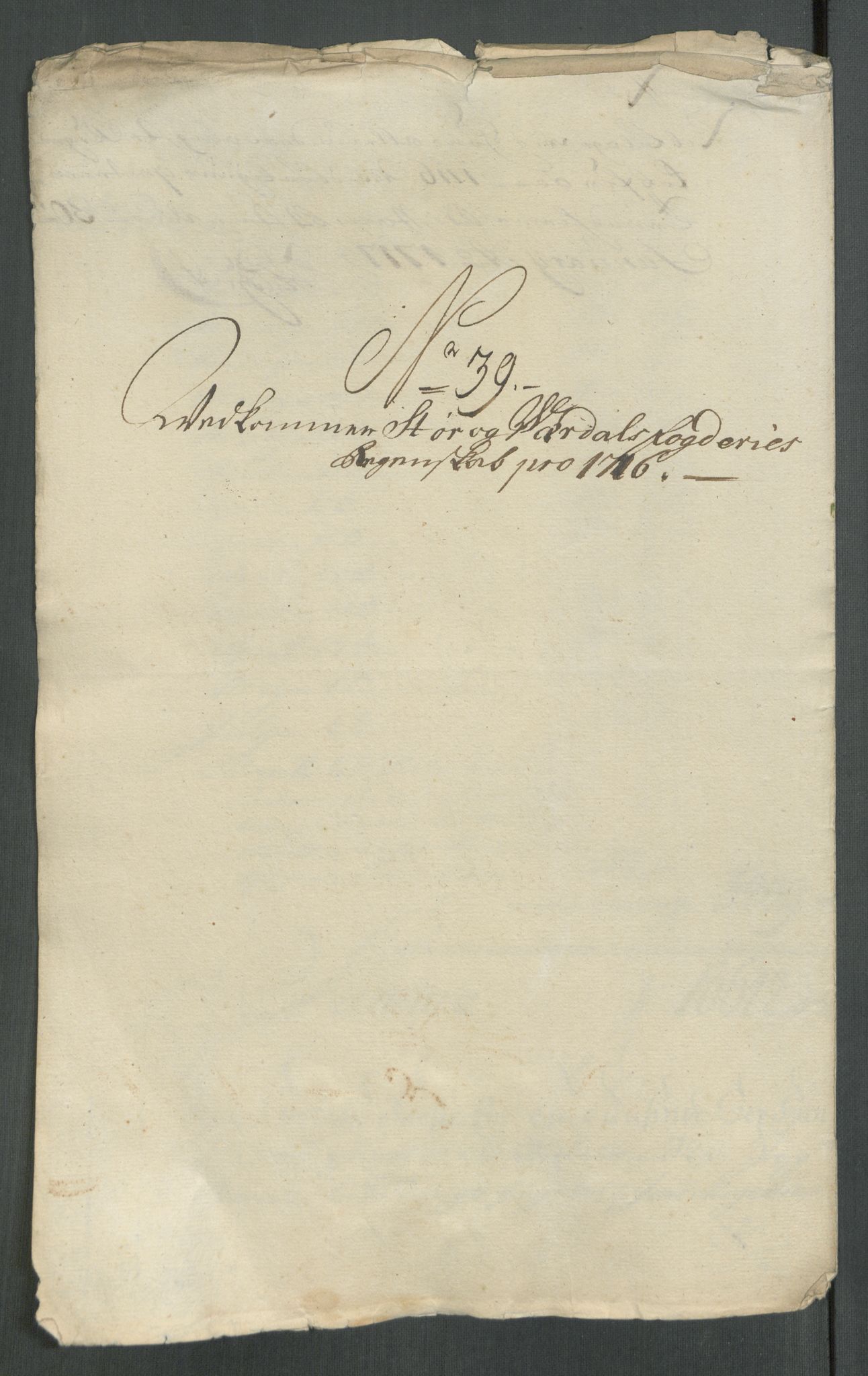 Rentekammeret inntil 1814, Reviderte regnskaper, Fogderegnskap, AV/RA-EA-4092/R62/L4206: Fogderegnskap Stjørdal og Verdal, 1716, p. 314