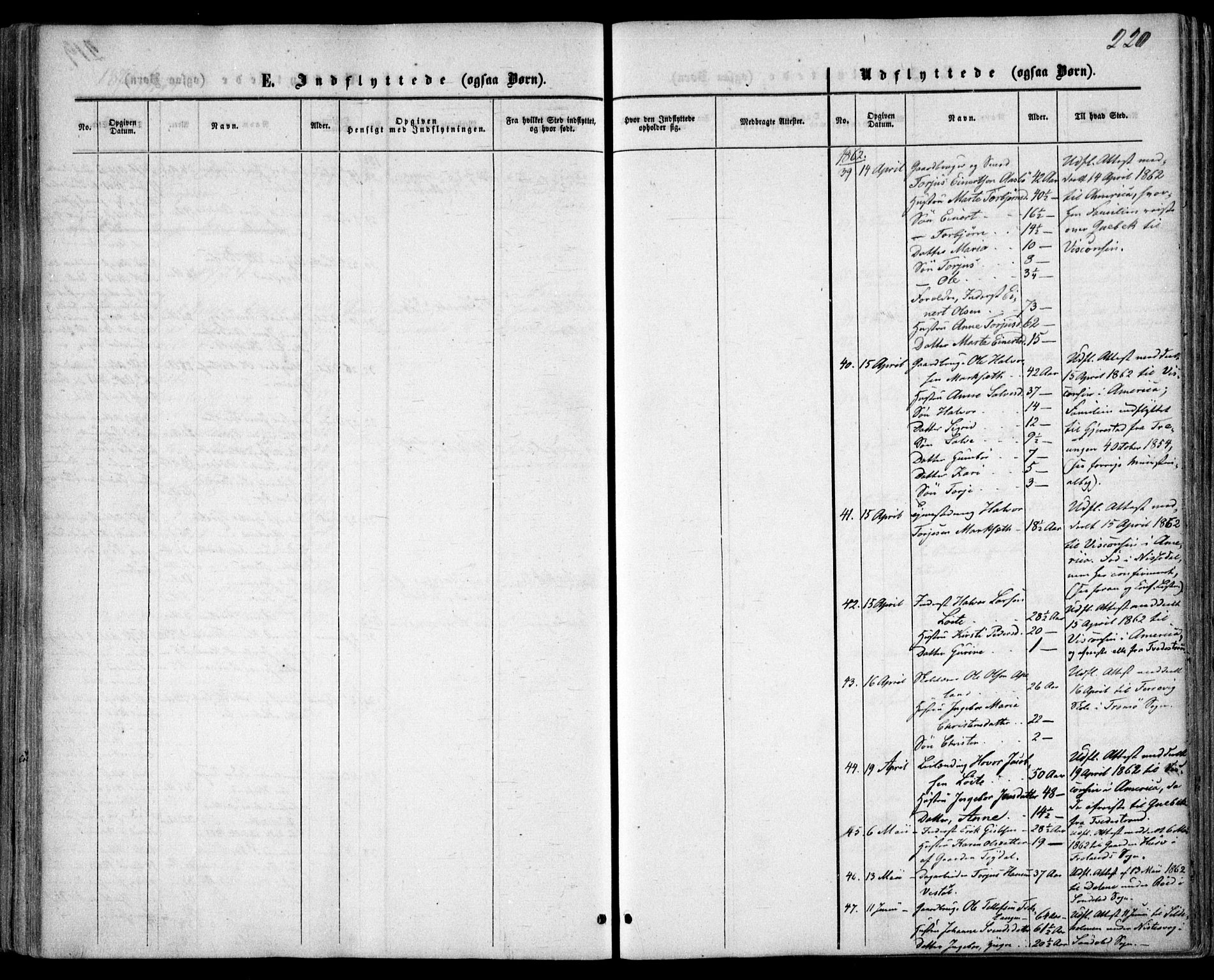 Gjerstad sokneprestkontor, SAK/1111-0014/F/Fa/Faa/L0007: Parish register (official) no. A 7, 1858-1875, p. 220