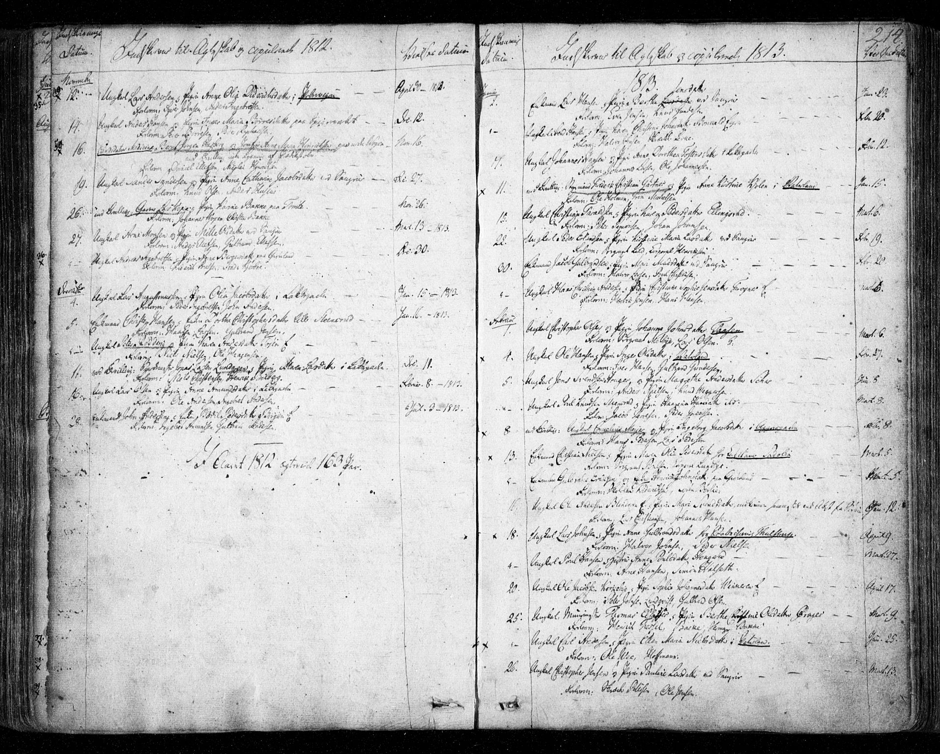 Aker prestekontor kirkebøker, SAO/A-10861/F/L0011: Parish register (official) no. 11, 1810-1819, p. 214