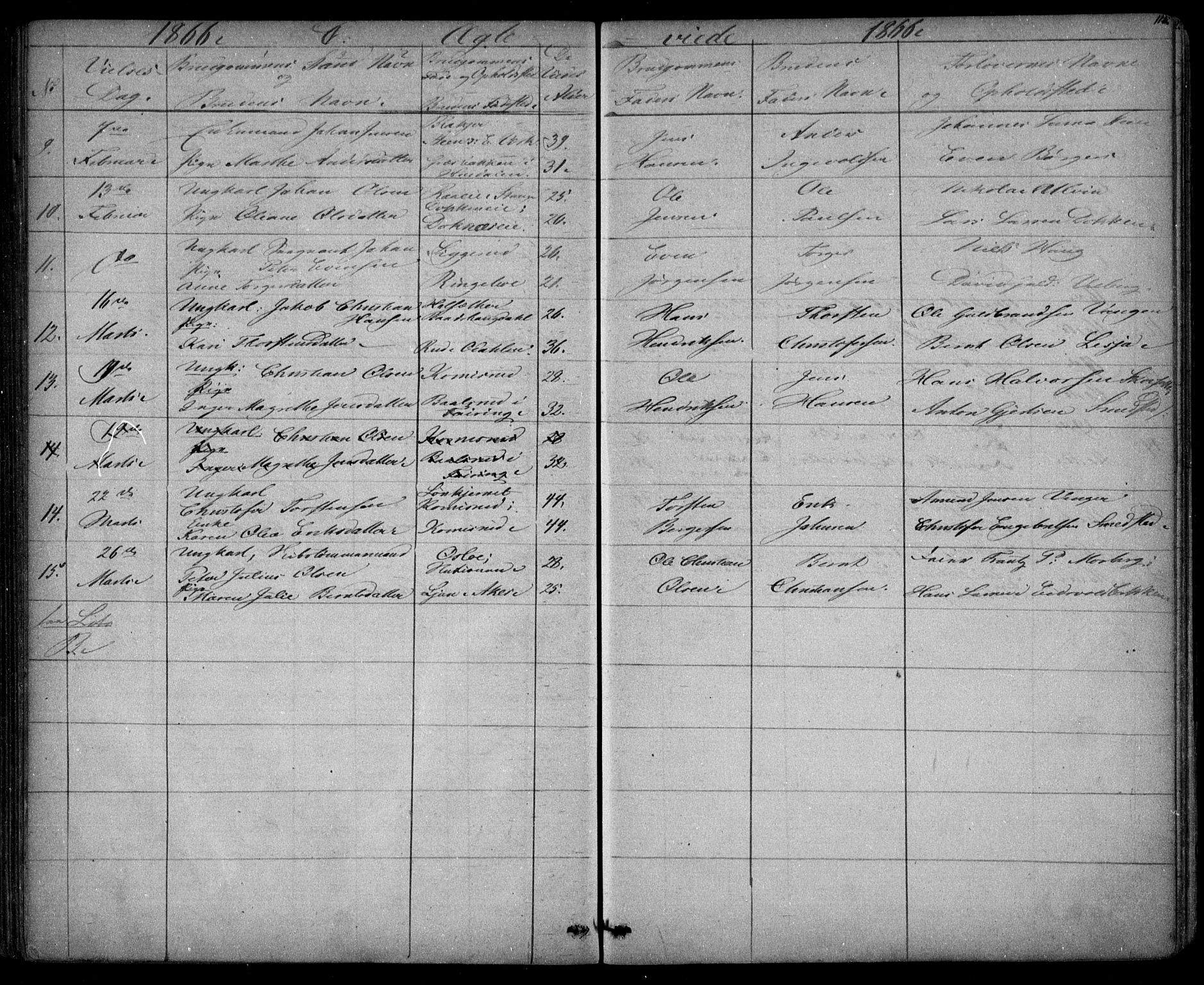 Eidsvoll prestekontor Kirkebøker, SAO/A-10888/G/Ga/L0001: Parish register (copy) no. I 1, 1861-1866, p. 116