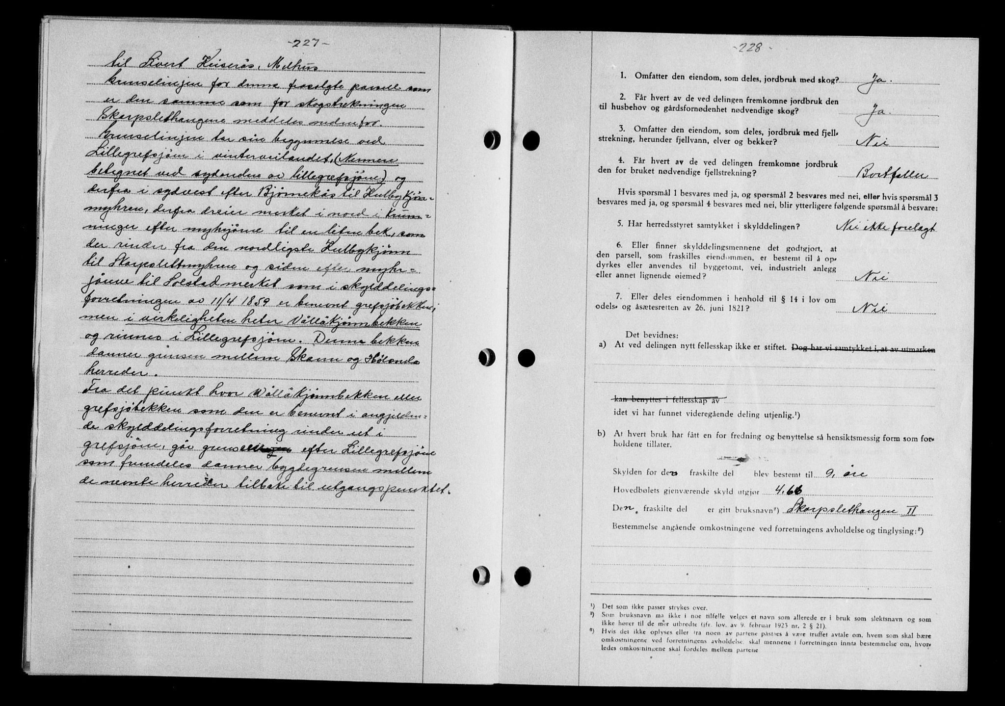 Gauldal sorenskriveri, SAT/A-0014/1/2/2C/L0058: Mortgage book no. 63, 1944-1945, Diary no: : 971/1944