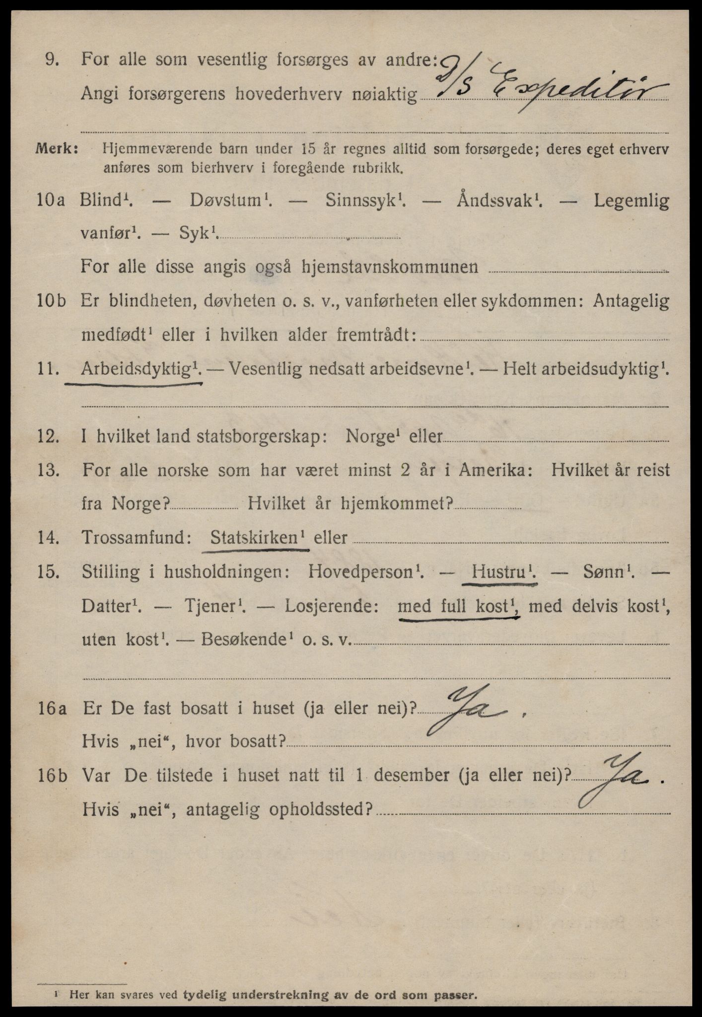 SAT, 1920 census for Molde, 1920, p. 3380