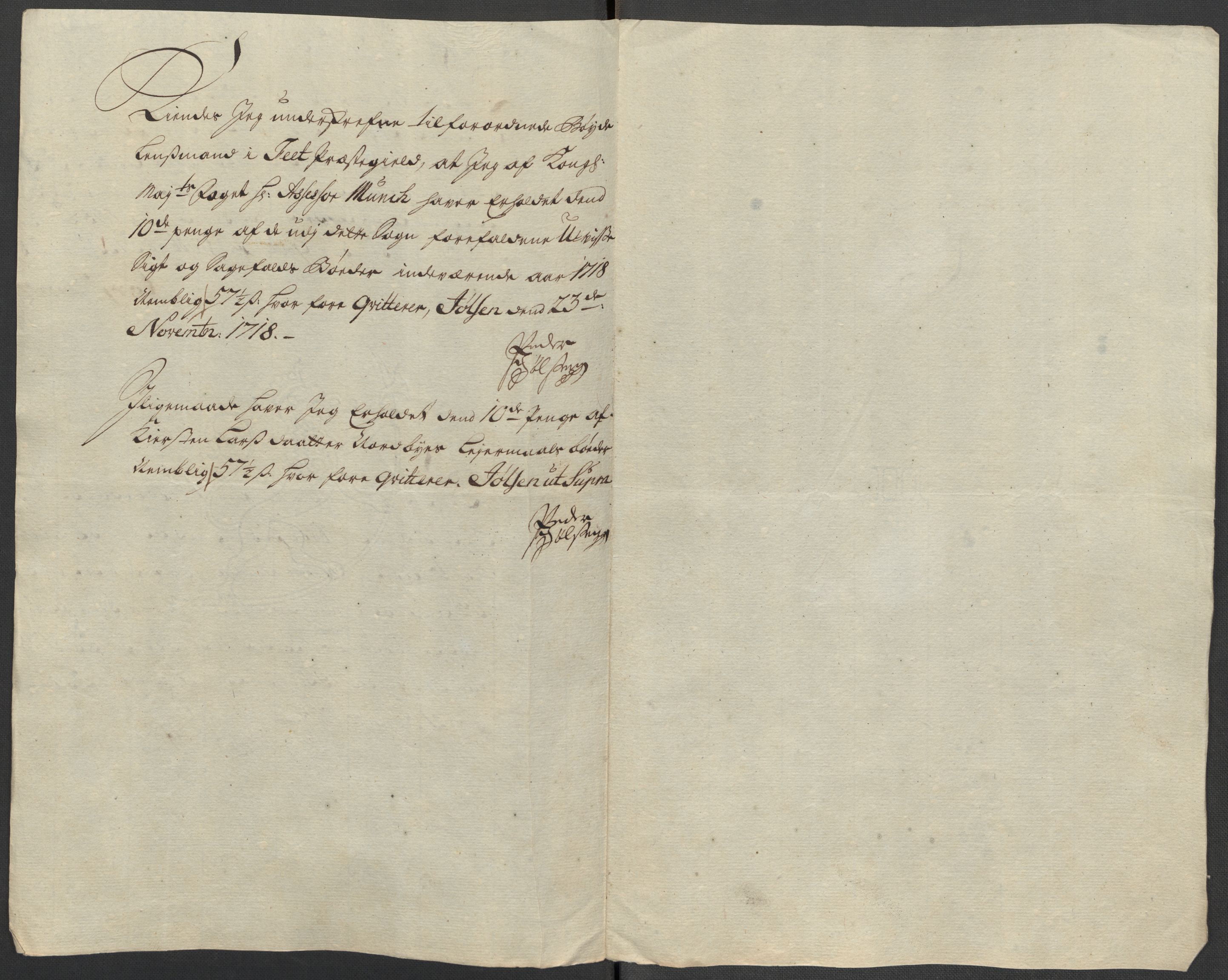 Rentekammeret inntil 1814, Reviderte regnskaper, Fogderegnskap, AV/RA-EA-4092/R11/L0600: Fogderegnskap Nedre Romerike, 1718, p. 240