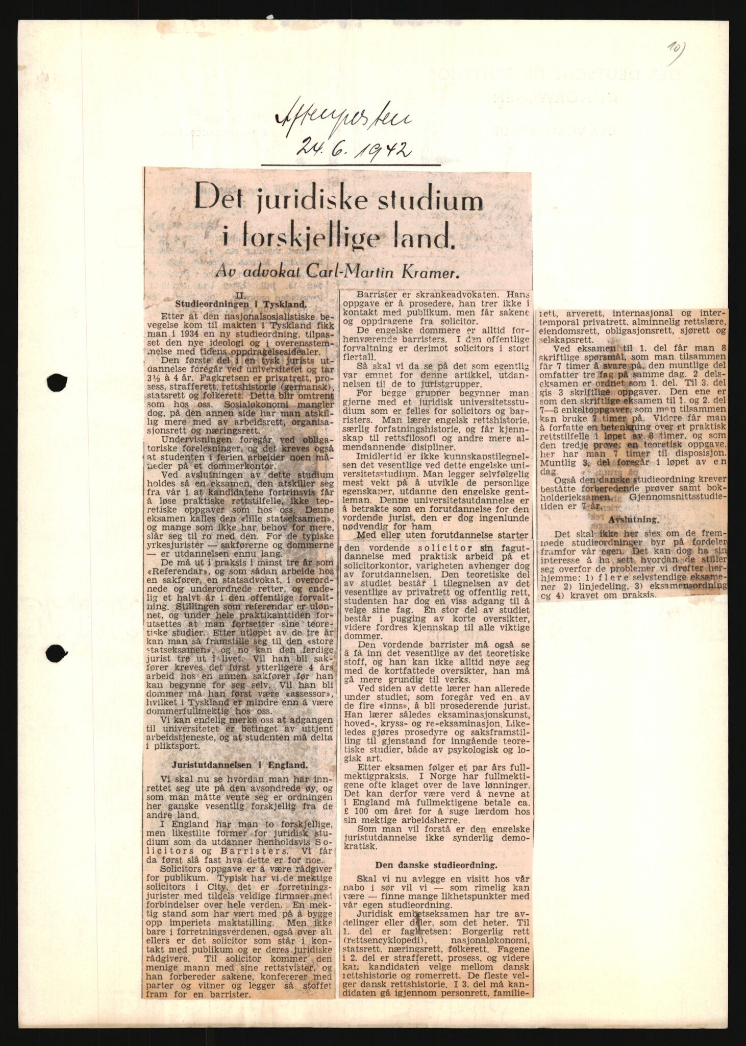 Forsvarets Overkommando. 2 kontor. Arkiv 11.4. Spredte tyske arkivsaker, AV/RA-RAFA-7031/D/Dar/Darb/L0013: Reichskommissariat - Hauptabteilung Vervaltung, 1917-1942, p. 1131