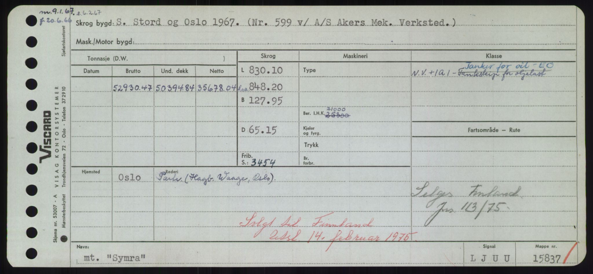 Sjøfartsdirektoratet med forløpere, Skipsmålingen, RA/S-1627/H/Hd/L0037: Fartøy, Su-Så, p. 455