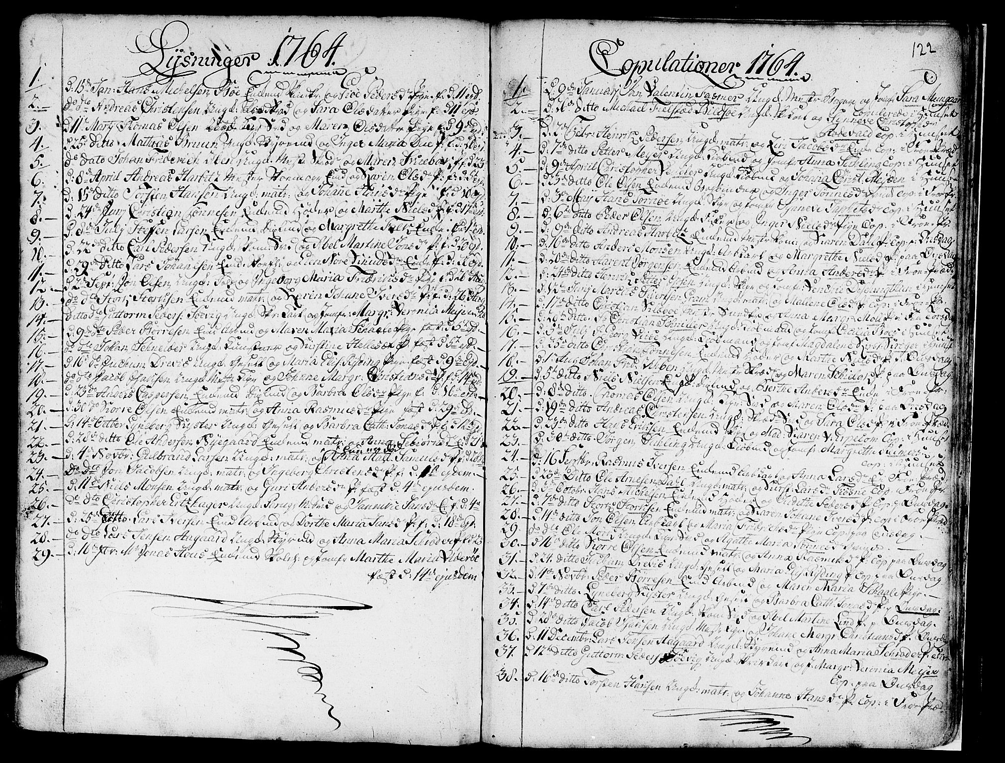 Nykirken Sokneprestembete, SAB/A-77101/H/Haa/L0007: Parish register (official) no. A 7, 1719-1781, p. 122