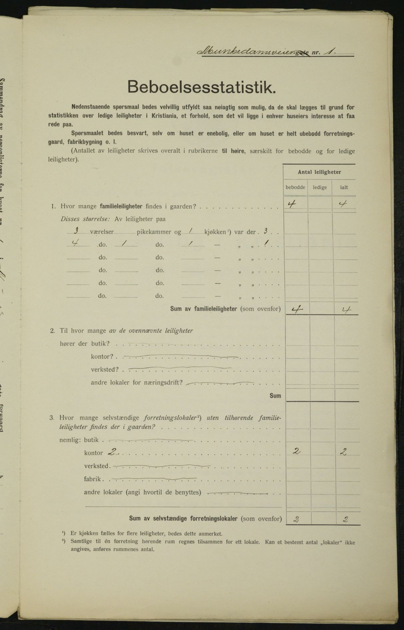 OBA, Municipal Census 1912 for Kristiania, 1912, p. 67206