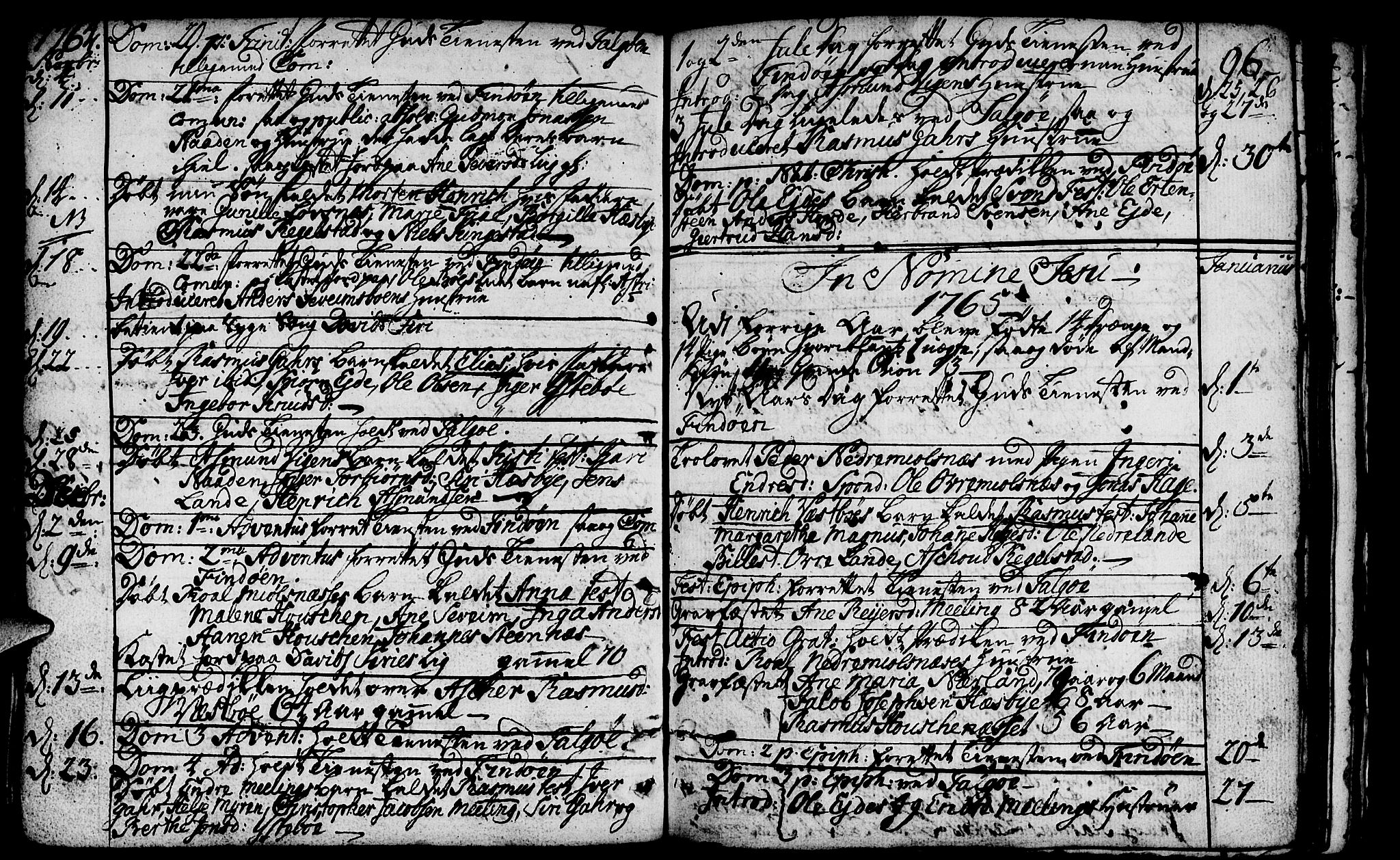 Finnøy sokneprestkontor, SAST/A-101825/H/Ha/Haa/L0004: Parish register (official) no. A 4, 1746-1772, p. 96