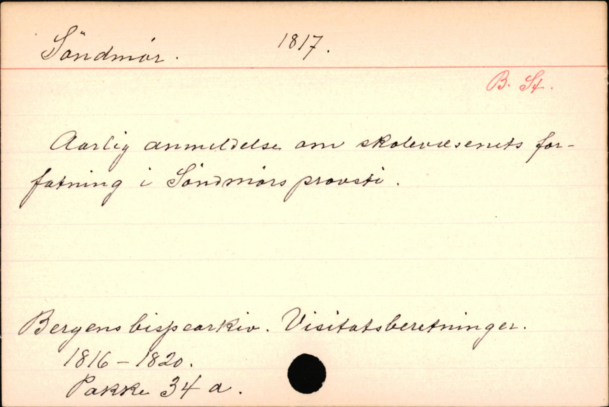Haugen, Johannes - lærer, AV/SAB-SAB/PA-0036/01/L0001: Om klokkere og lærere, 1521-1904, p. 10262